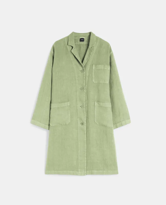 SOPRABITO IN CANVAS DI LINO TINTO CAPO - MENTA sold by Aspesi