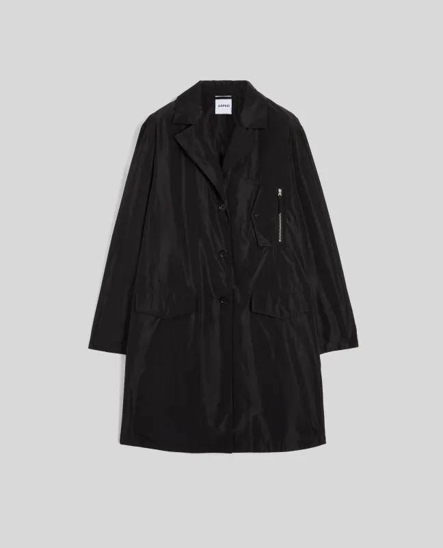 BLAZER PAPERINO - NERO sold by Aspesi