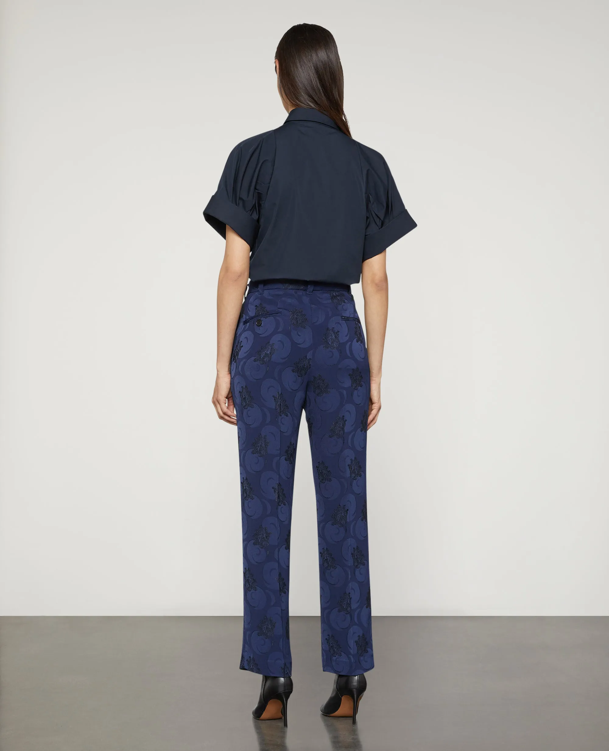 PANTALONE IN VISCOSA JAQUARD - sold by Aspesi product image thumbnail 3