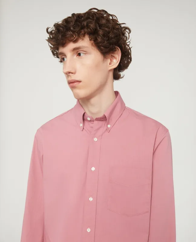 CAMICIA IN POPELINE DI COTONE - MALVA sold by Aspesi