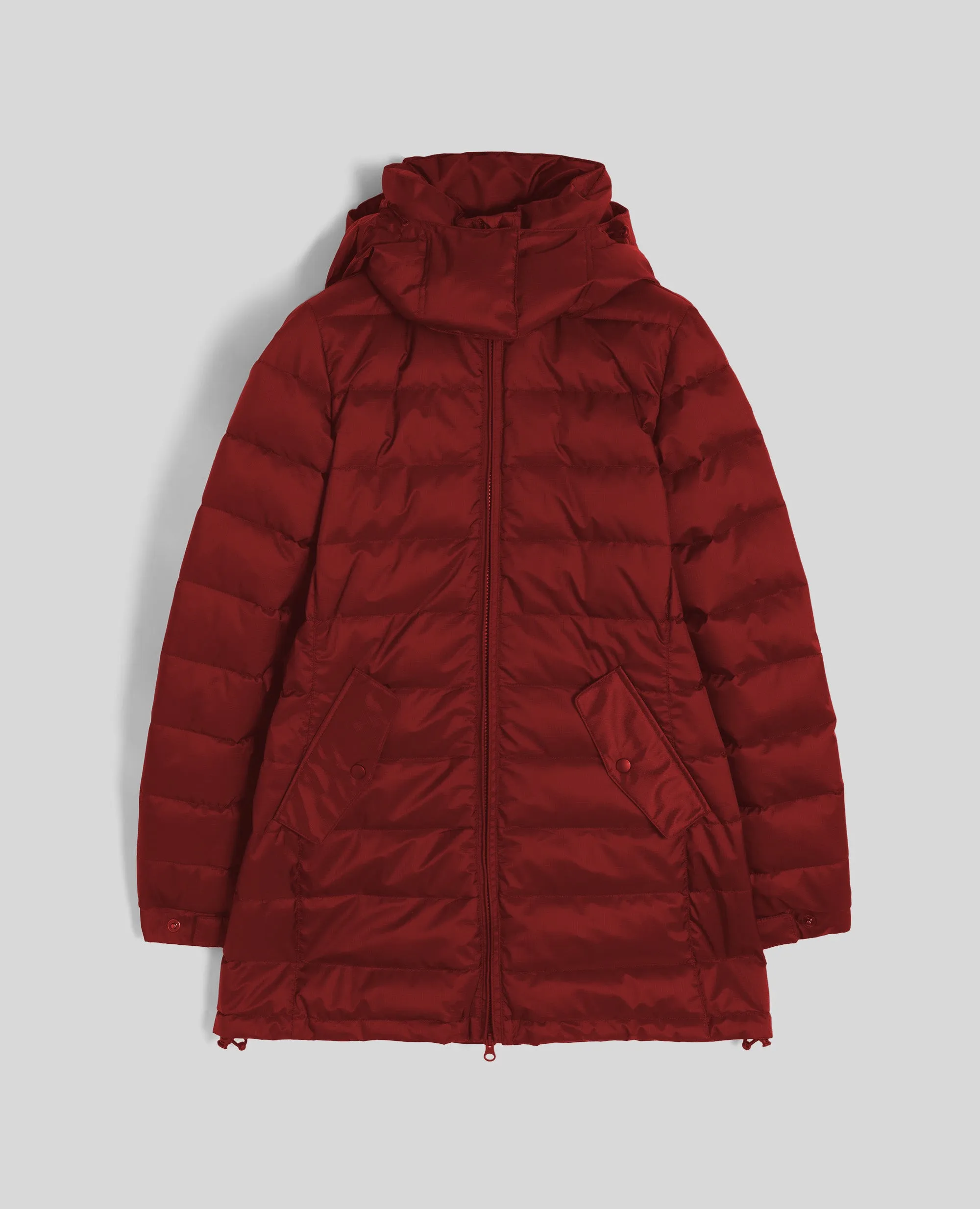 PIUMINO MACARON IN NYLON - ROSSO sold by Aspesi
