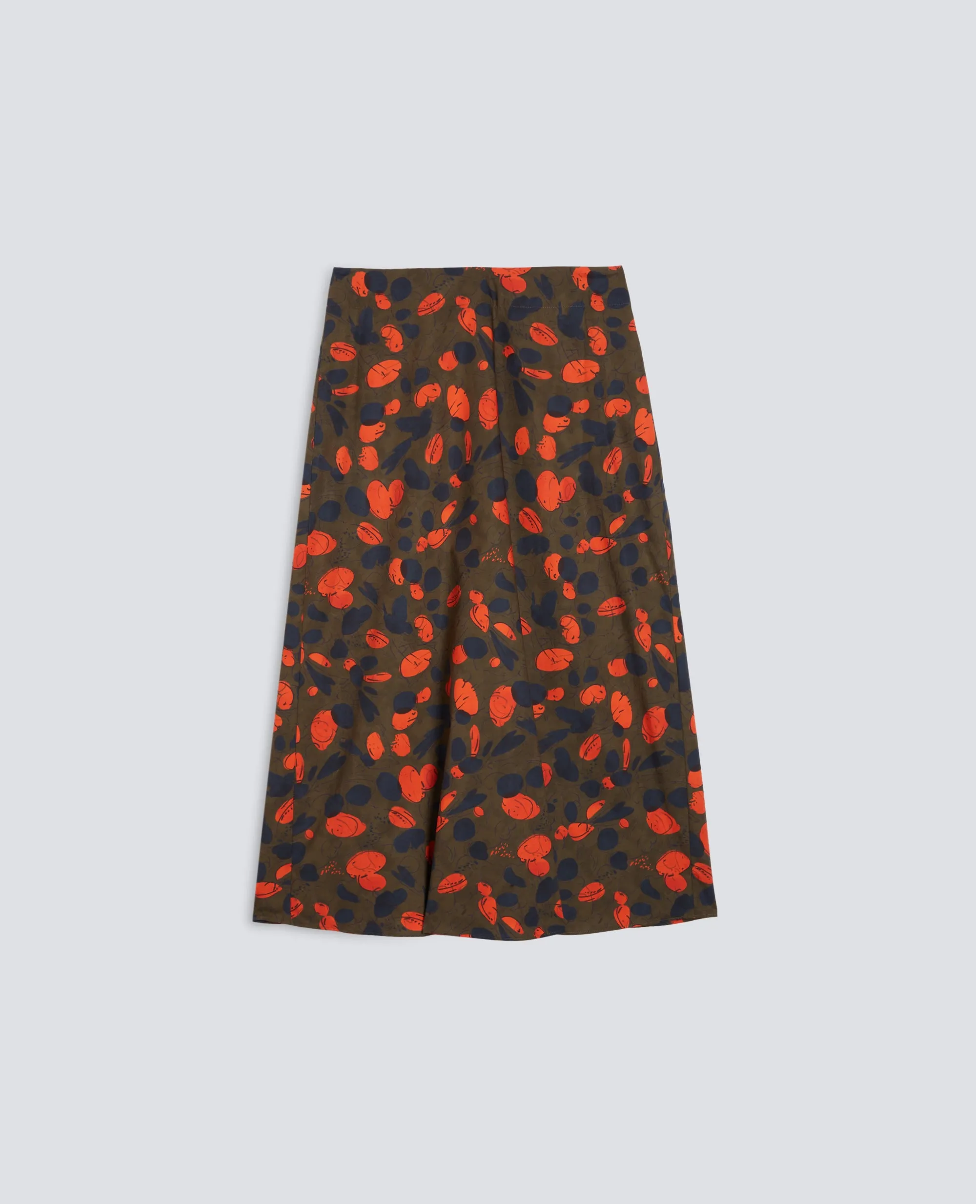 GONNA LONGUETTE IN POPELINE DI COTONE - FIORE POP sold by Aspesi