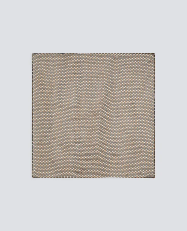 FOULARD IN CHIFFON STAMPATO - MICROQUADRO MILITARE sold by Aspesi