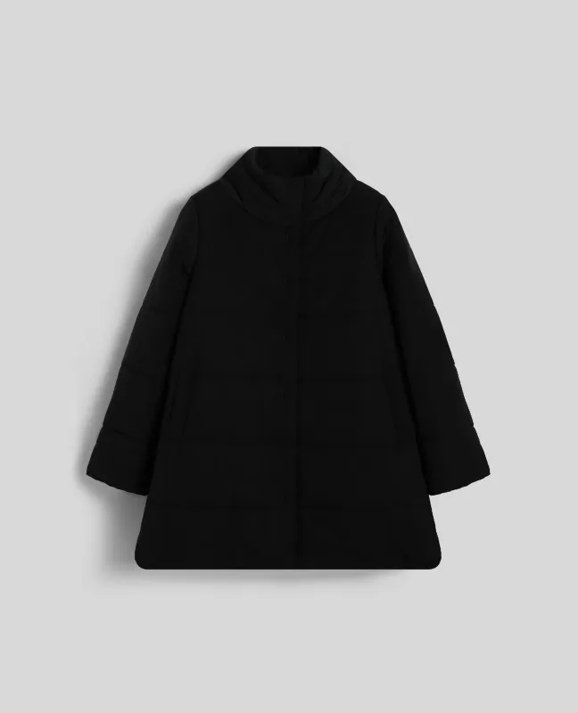 GIUBBOTTO LYNNE IN NYLON - NERO made by Aspesi