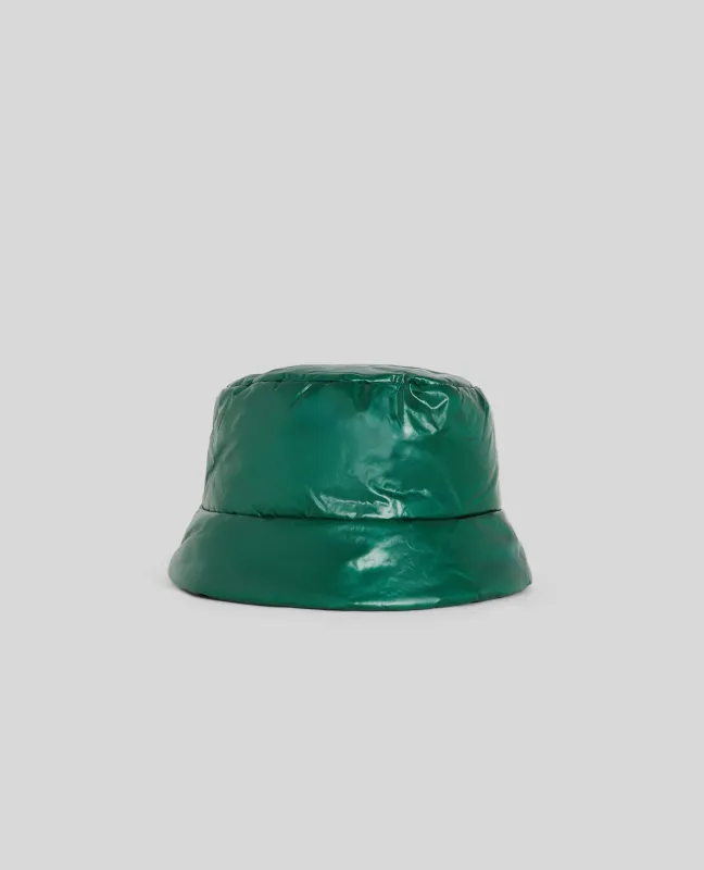 CAPPELLO ALLA PESCATORA IN NYLON IMBOTTITO - VERDE made by Aspesi