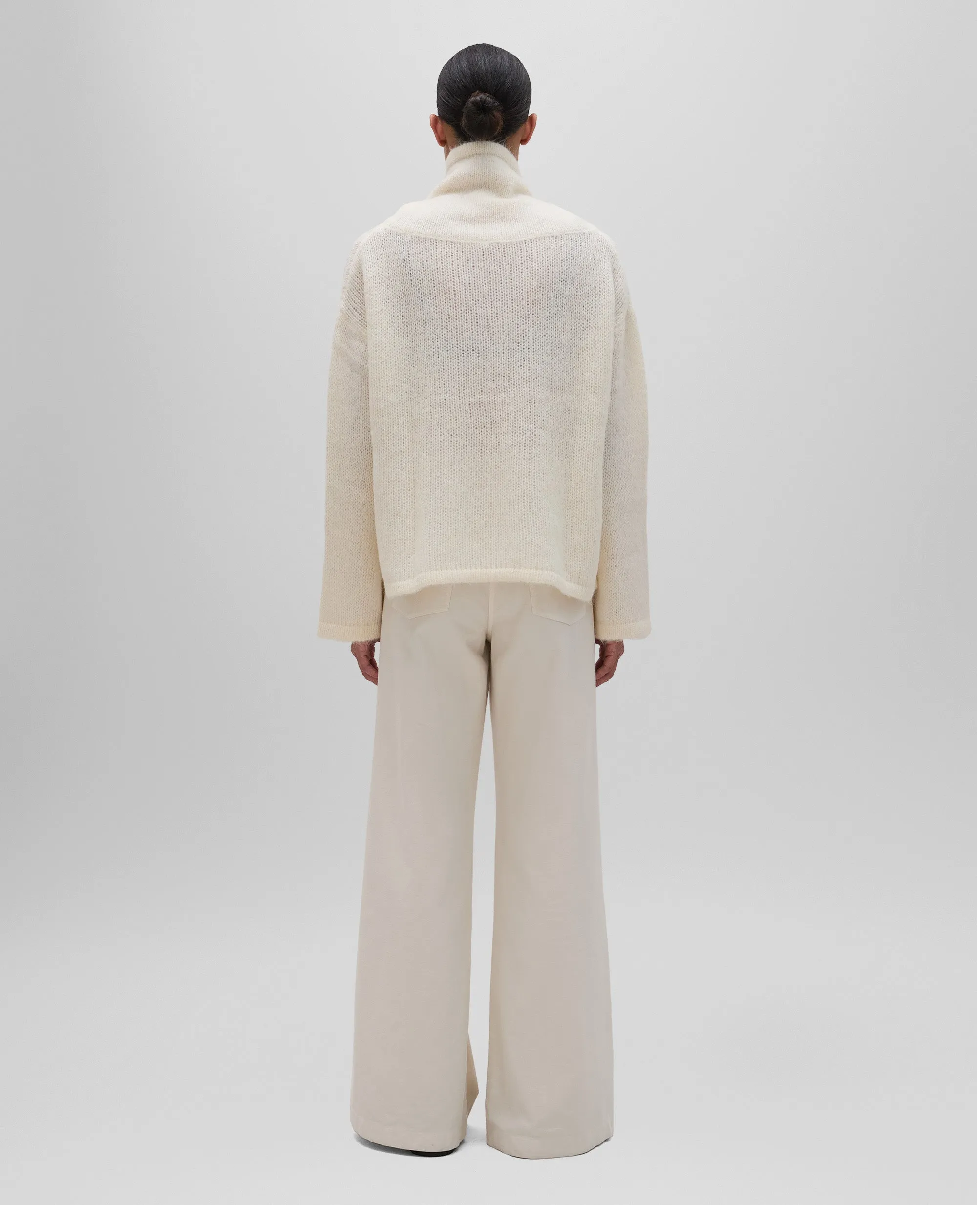 MAGLIA CON COLLO ALTO - NATURALE sold by Aspesi product image thumbnail 3
