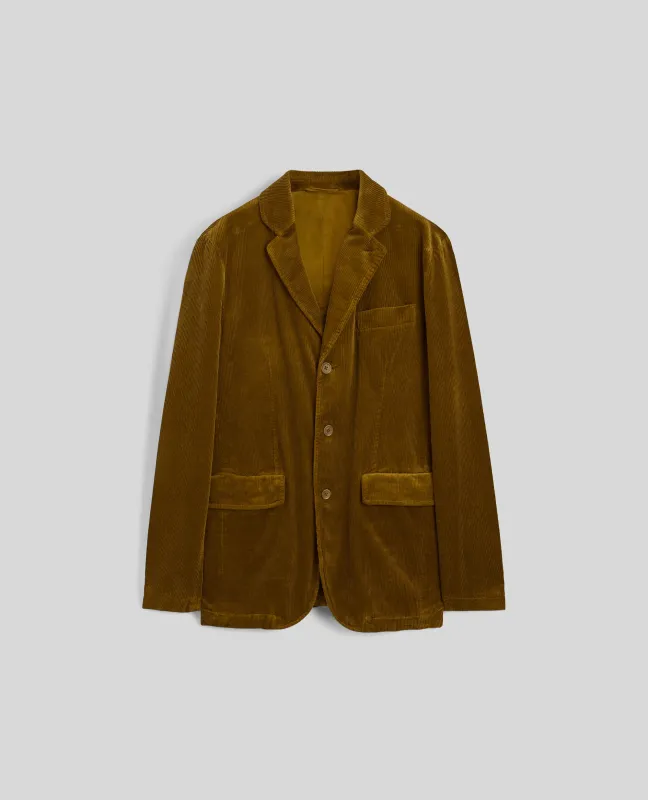 GIACCA KUKI IN VELLUTO - TABACCO sold by Aspesi