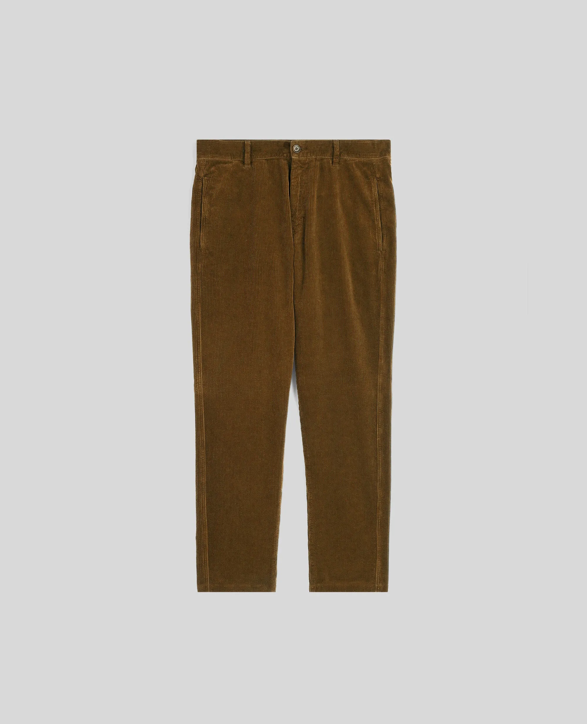 PANTALONE CHINO IN VELLUTO A COSTE - TABACCO sold by Aspesi