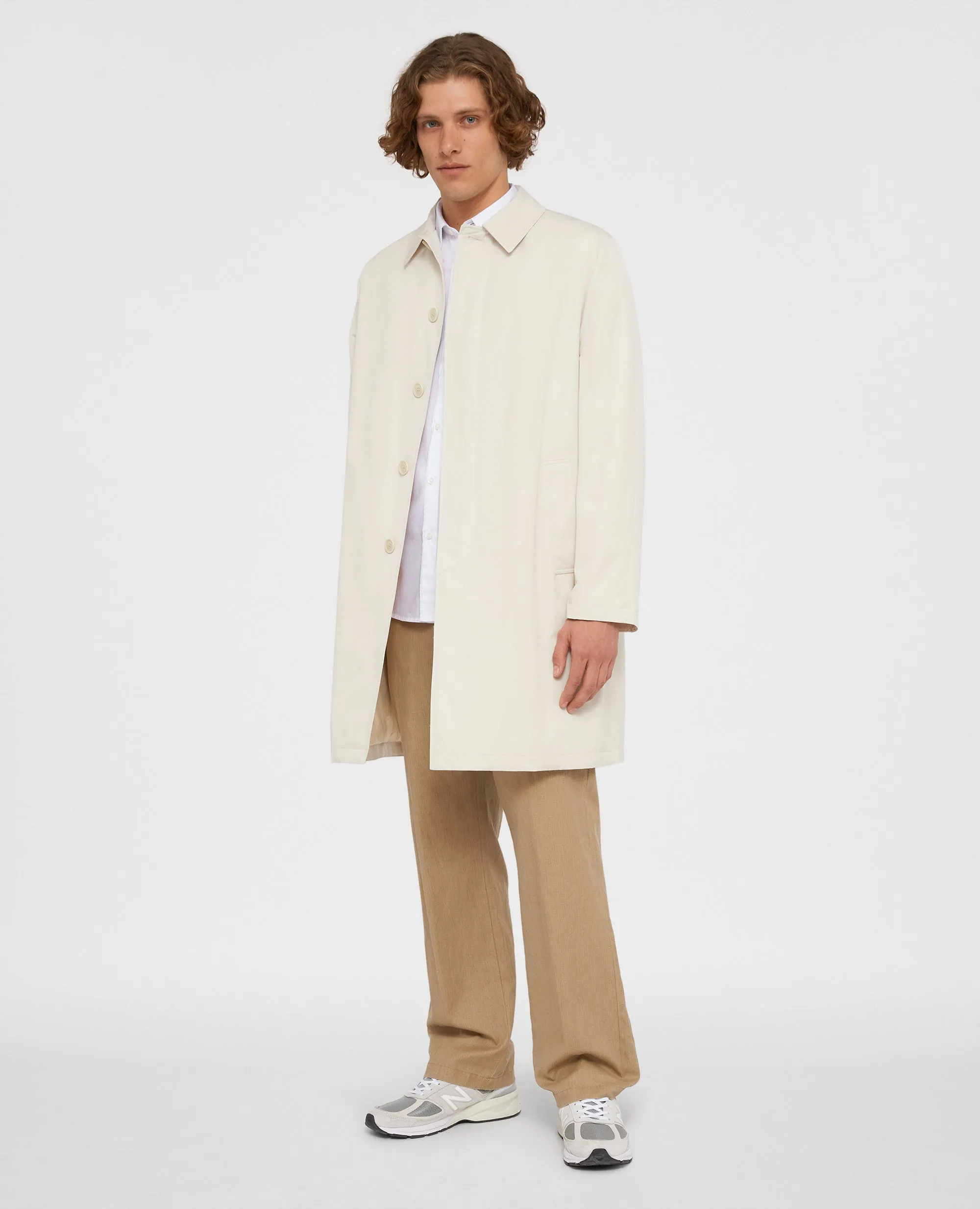 SOPRABITO IN TELA DI COTONE E POLIESTERE - GHIACCIO sold by Aspesi product image thumbnail 2