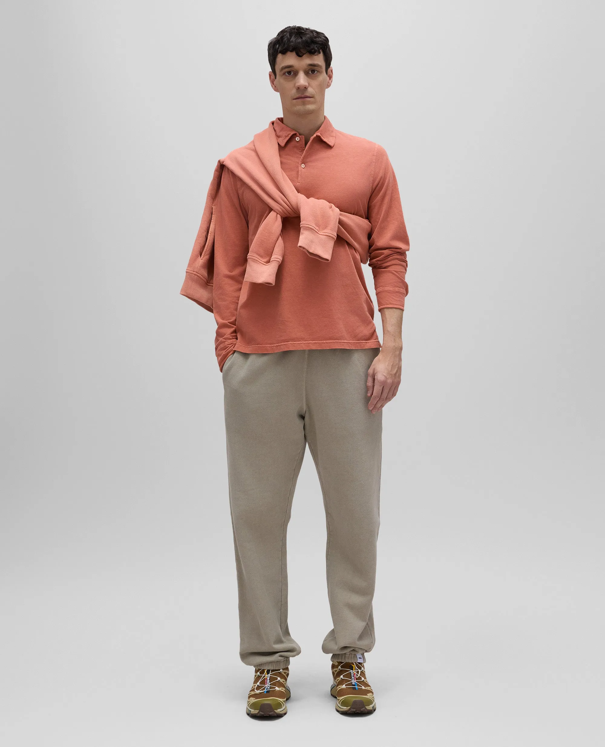 PANTALONE JOGGER IN FELPA DI COTONE - SABBIA sold by Aspesi product image thumbnail 2