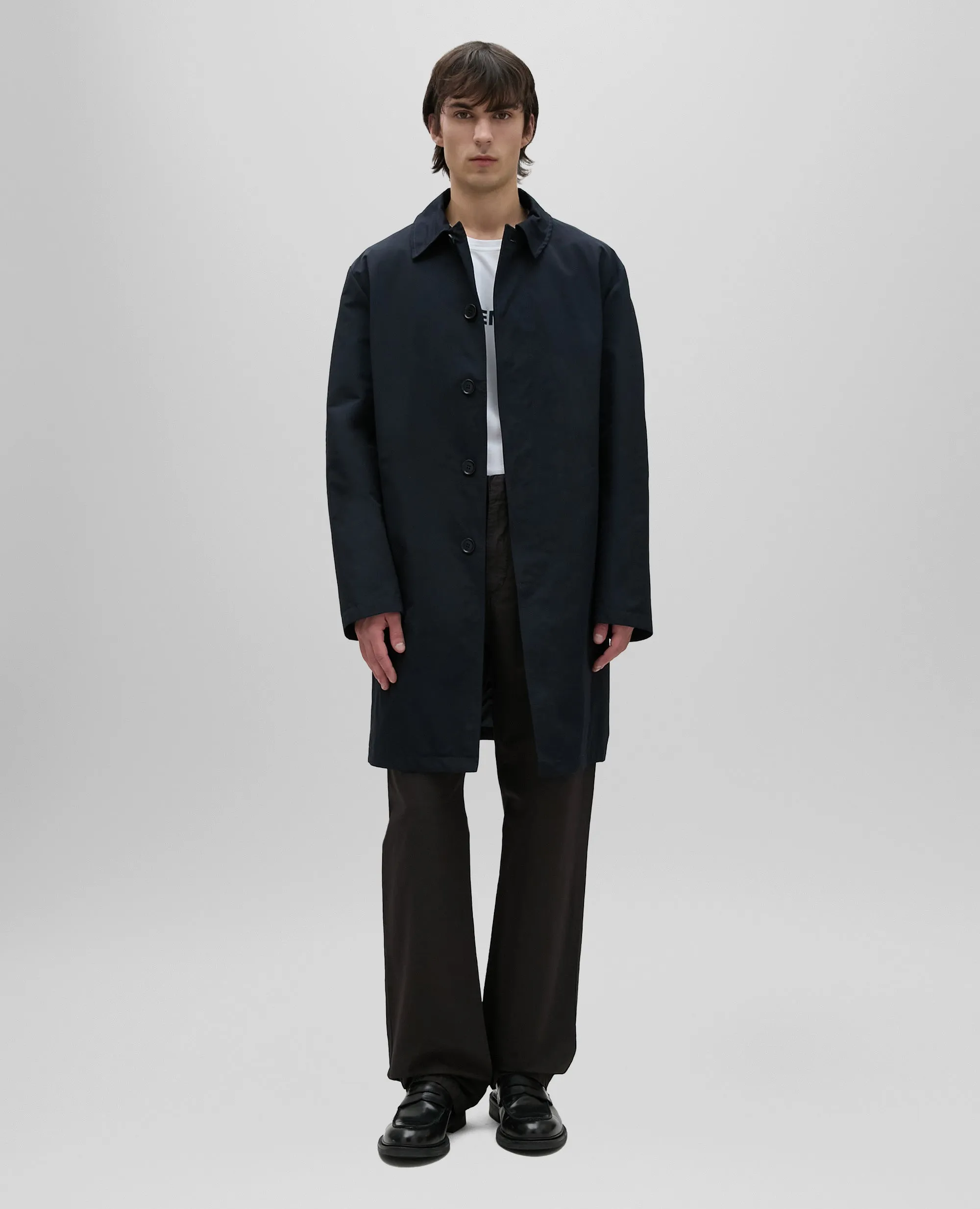 SOPRABITO IN TELA DI MISTO COTONE - BLU NAVY sold by Aspesi product image thumbnail 2