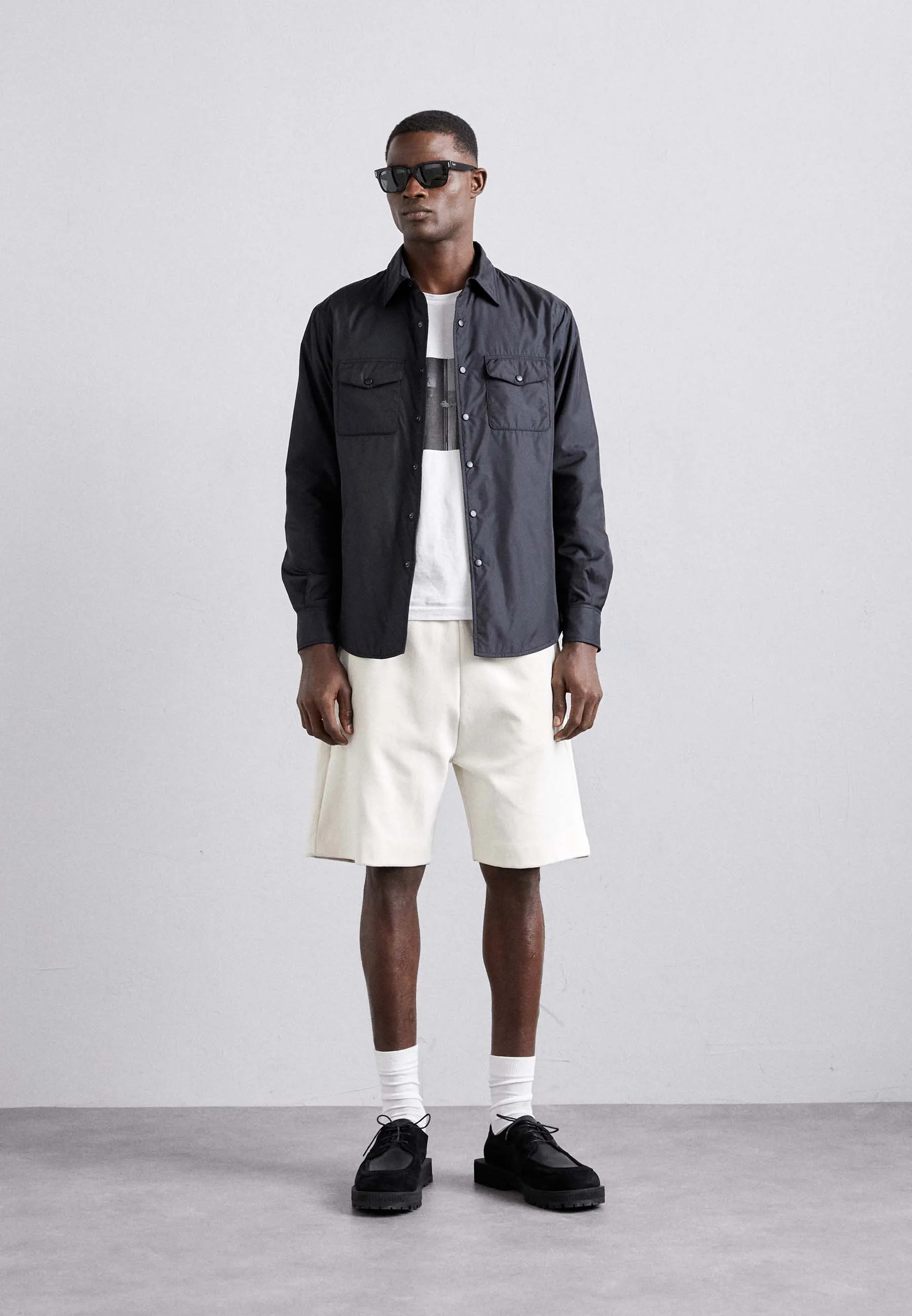 CAMICIA IN NYLON - NERO sold by Aspesi product image thumbnail 2