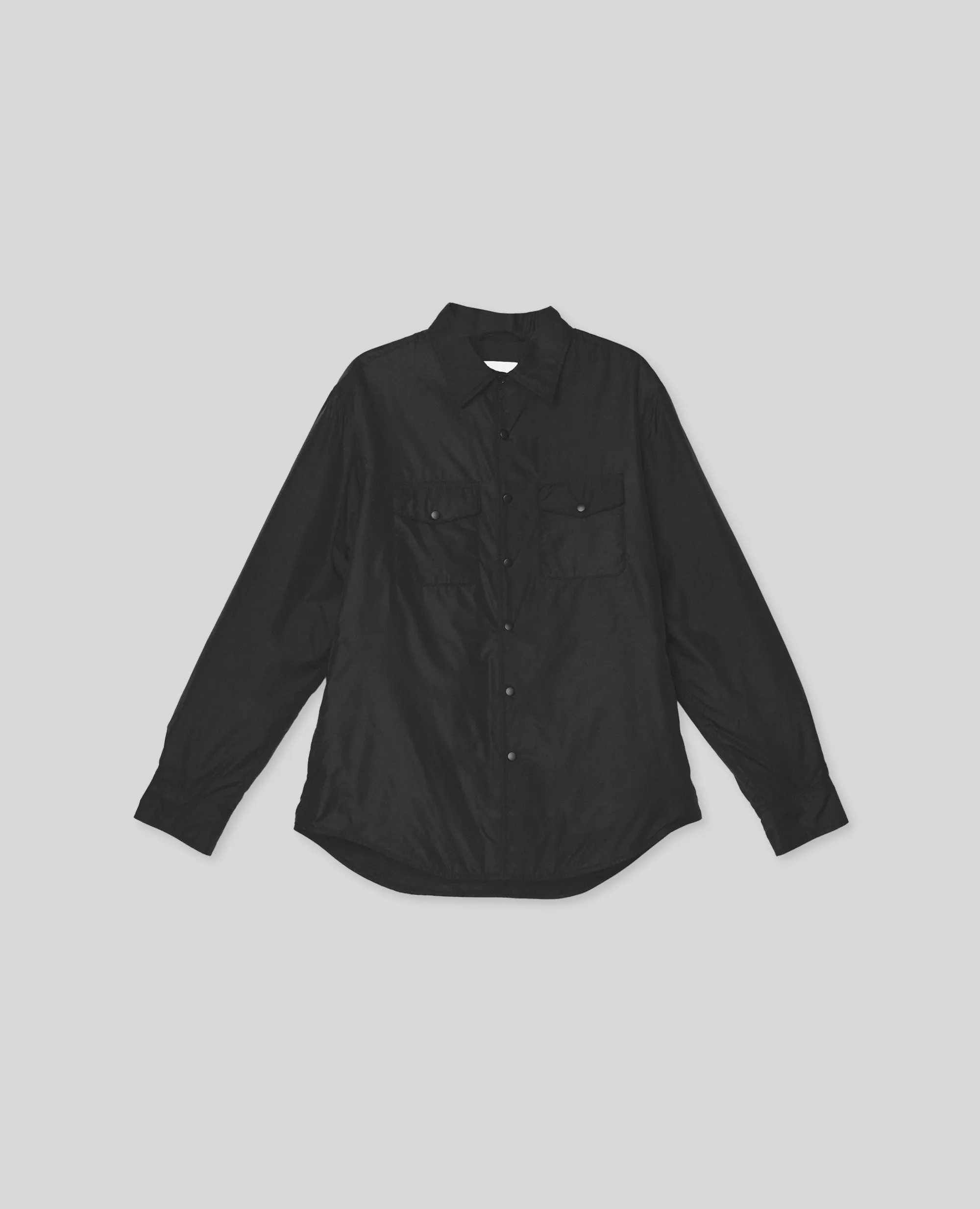 CAMICIA IN NYLON - NERO sold by Aspesi