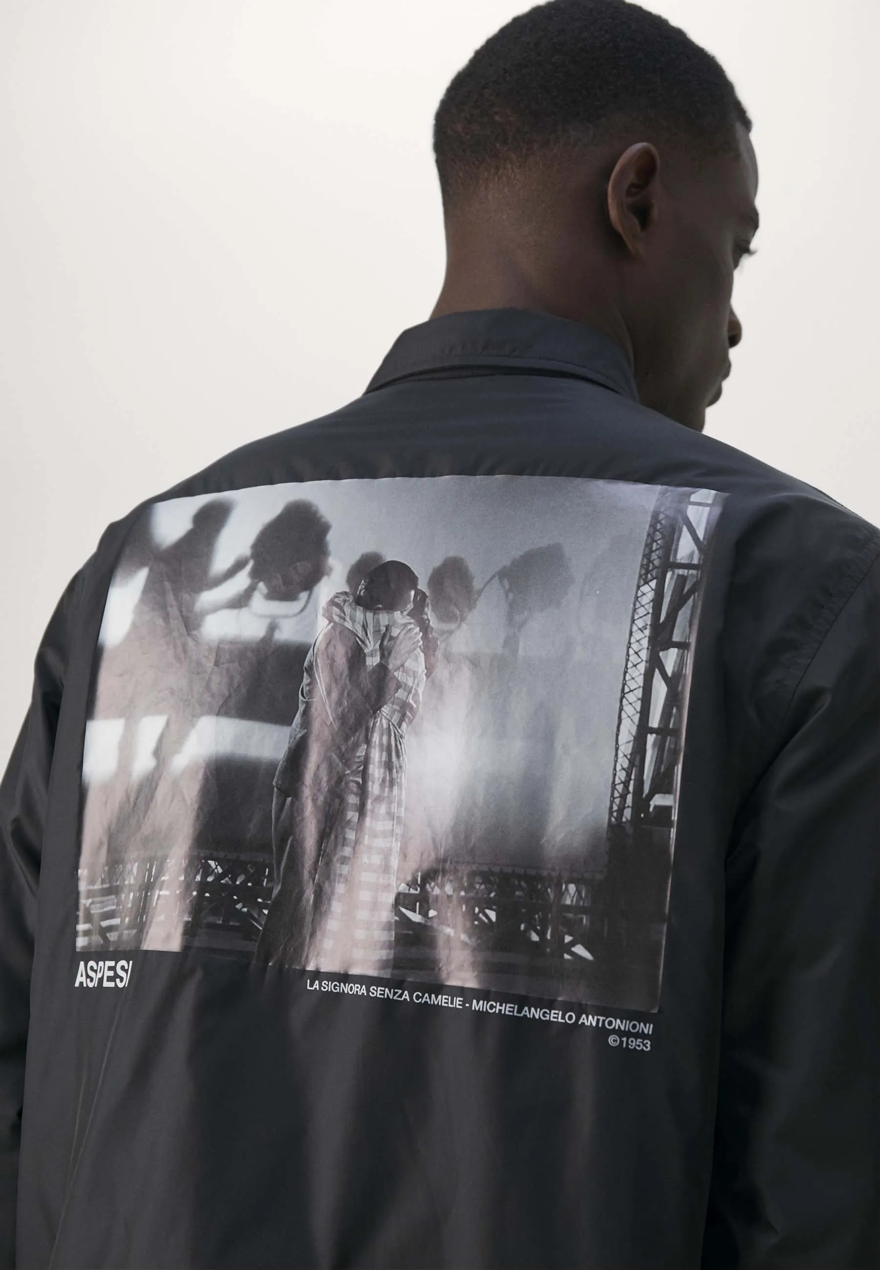 CAMICIA IN NYLON - NERO sold by Aspesi product image thumbnail 4