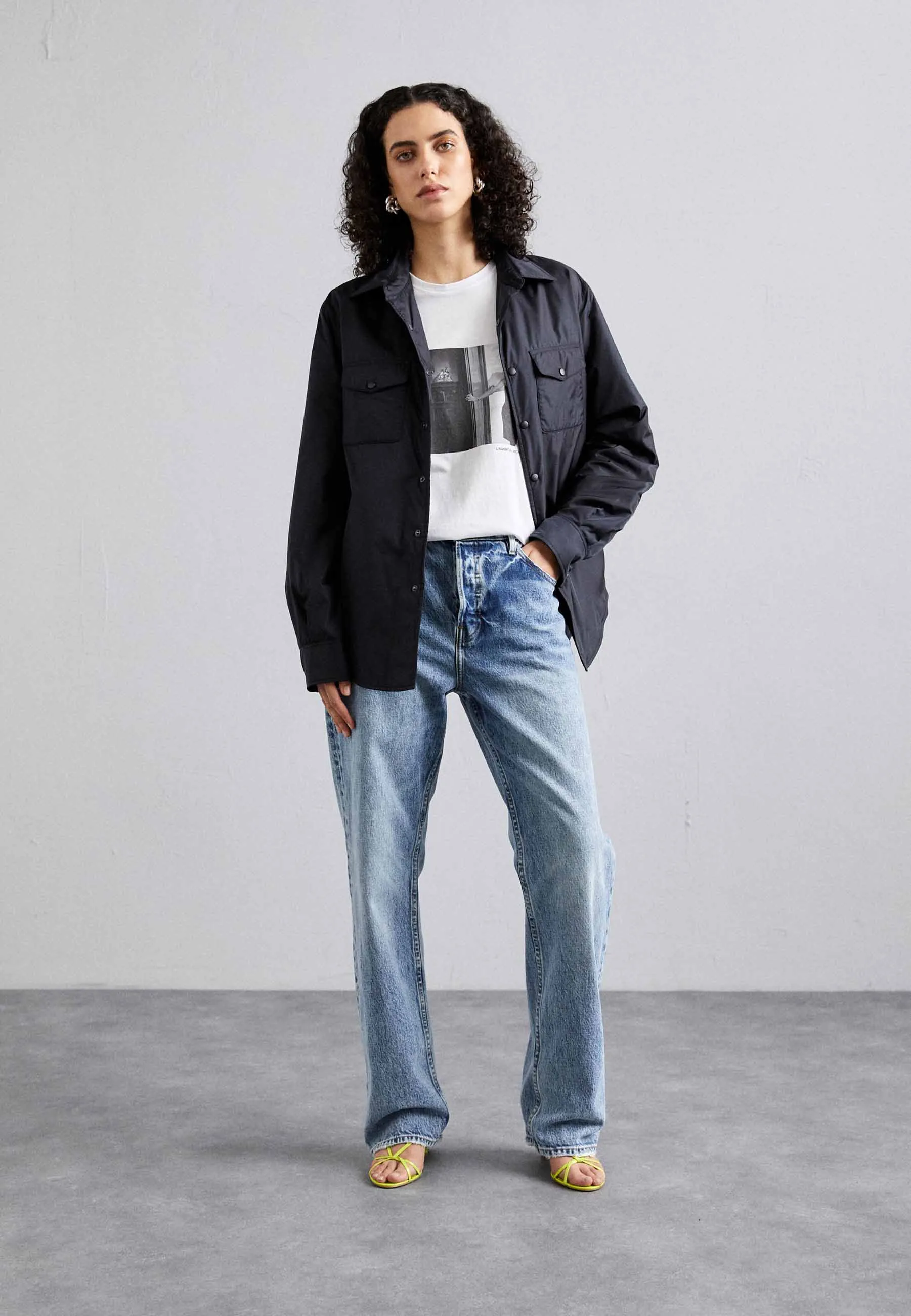 CAMICIA IN NYLON - NERO sold by Aspesi product image thumbnail 3