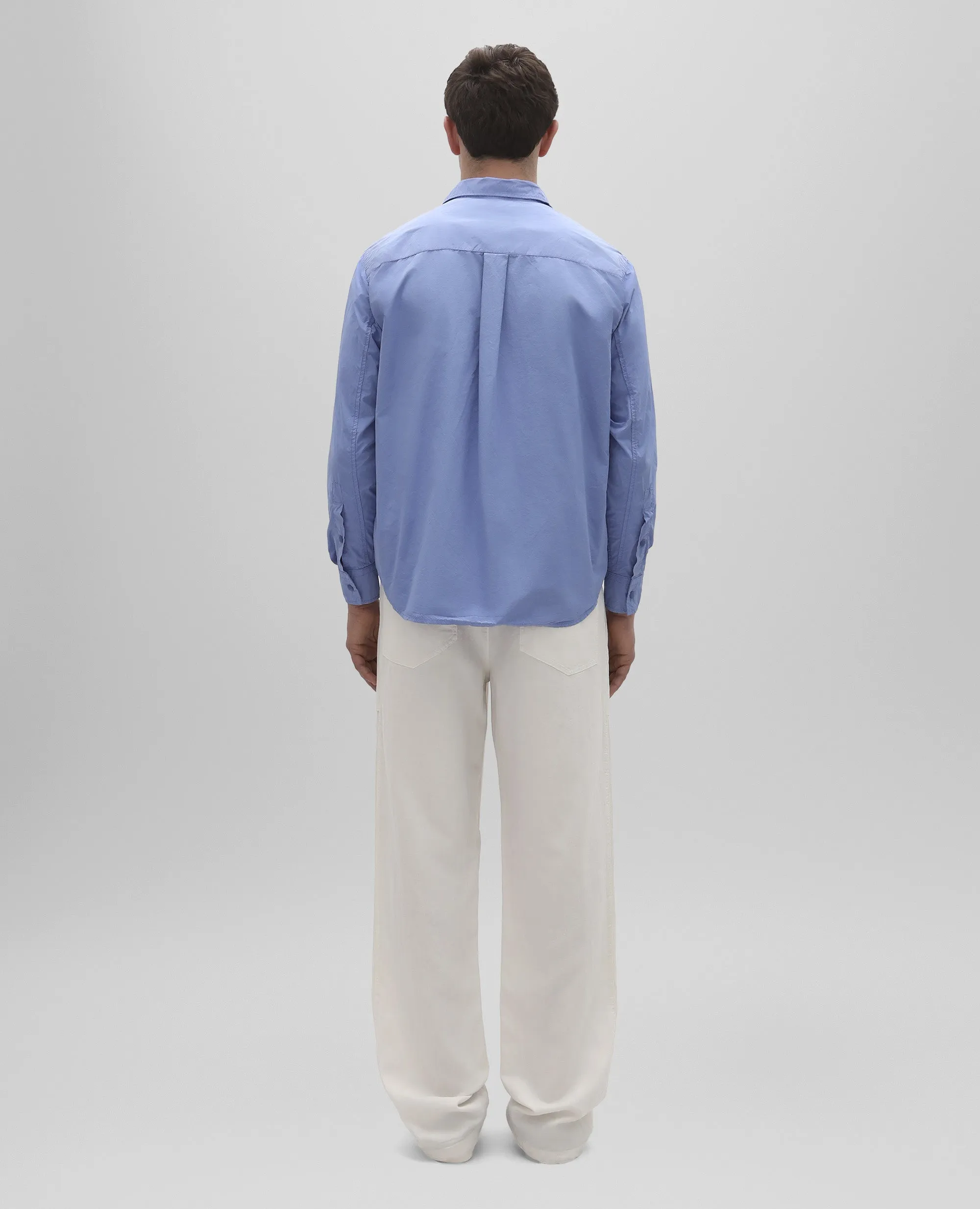 CAMICIA CASSEL IN NYLON - AZZURRO sold by Aspesi product image thumbnail 3