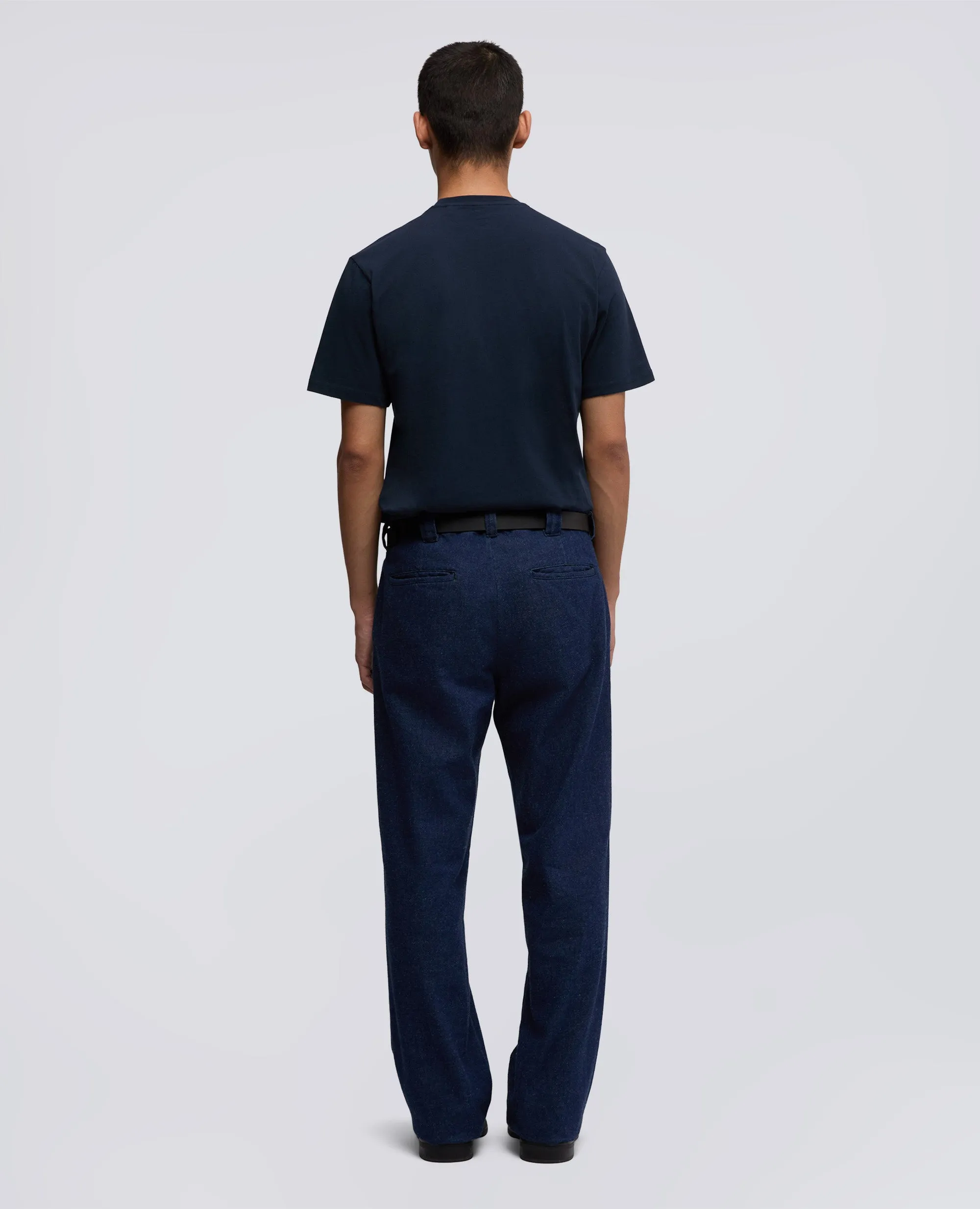 T-SHIRT IN JERSEY DI COTONE - NAVY sold by Aspesi product image thumbnail 3
