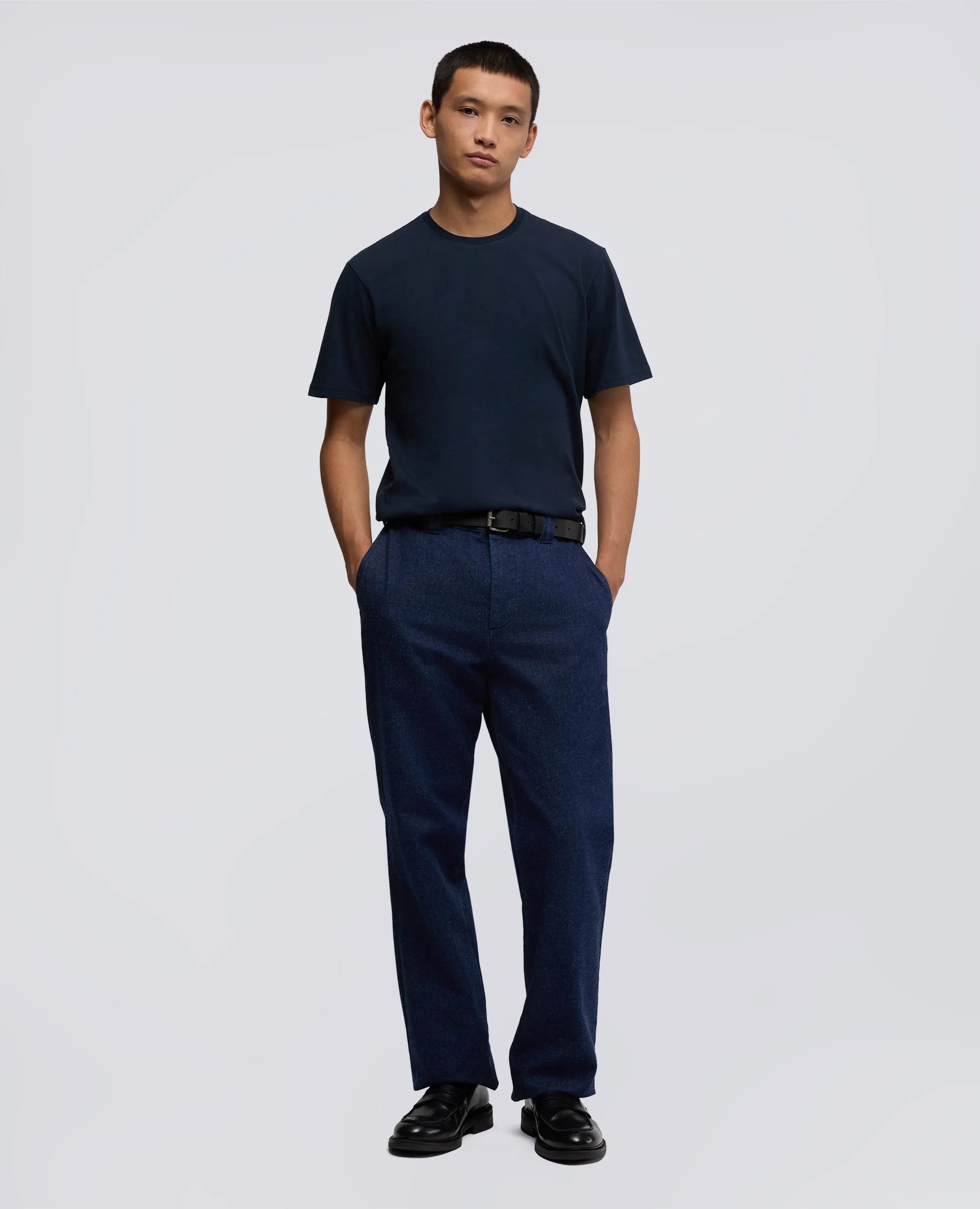 T-SHIRT IN JERSEY DI COTONE - NAVY sold by Aspesi product image thumbnail 2