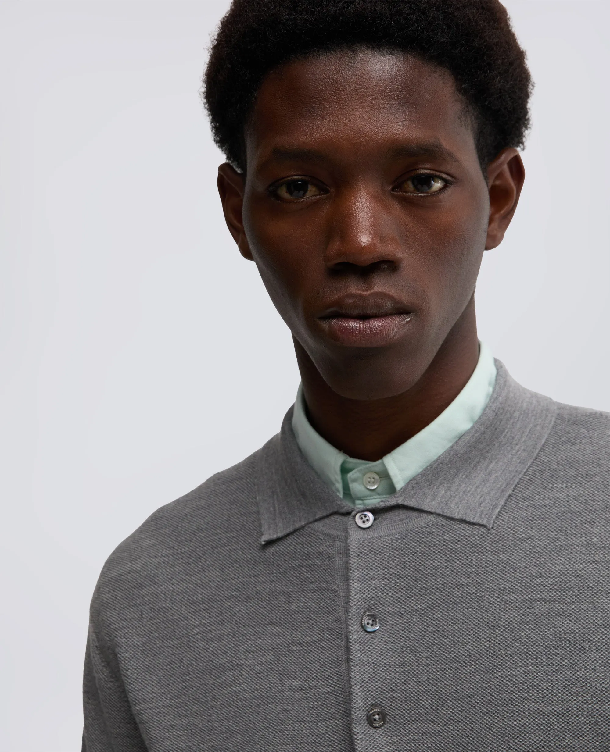 POLO IN LANA - GRIGIO sold by Aspesi product image thumbnail 4