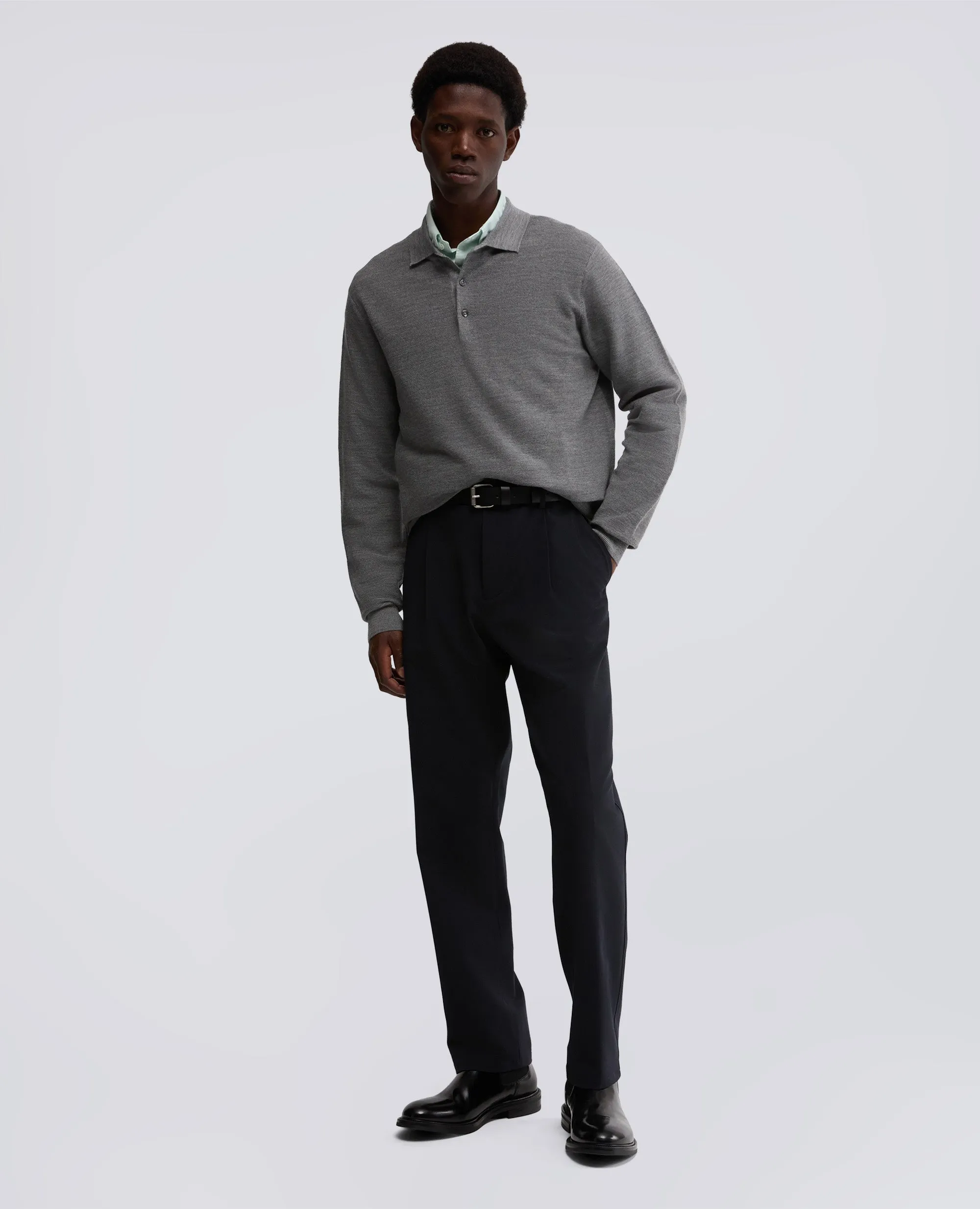 POLO IN LANA - GRIGIO sold by Aspesi product image thumbnail 2