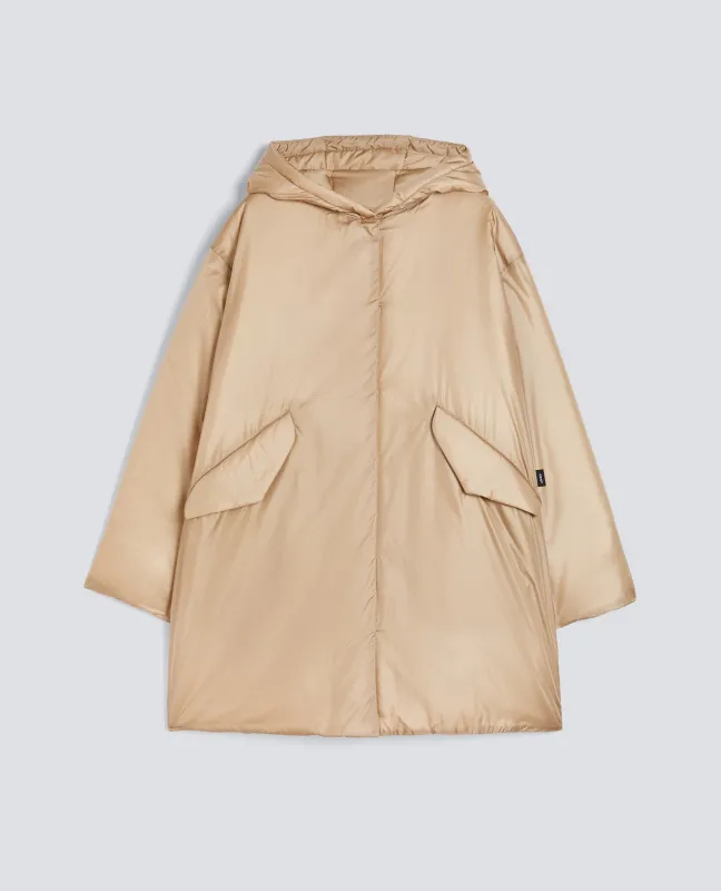 PARKA AMERICANO IN NYLON - BEIGE sold by Aspesi
