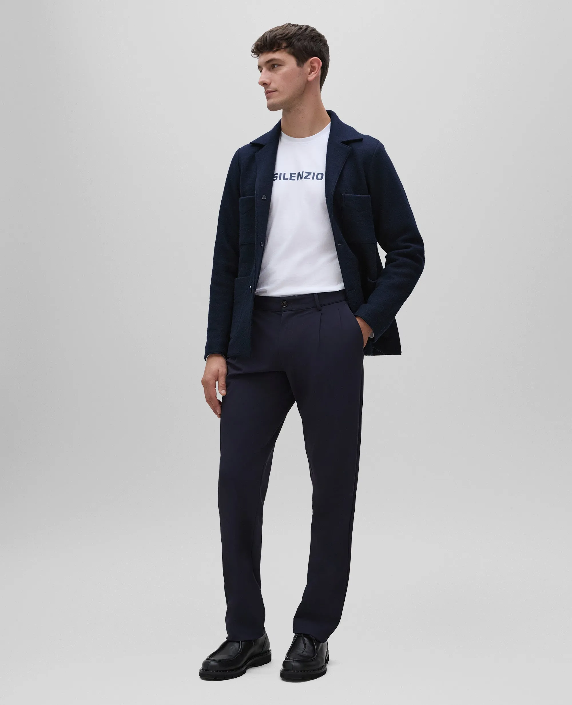 PANTALONE IN TWILL DI NYLON - NAVY sold by Aspesi product image thumbnail 2