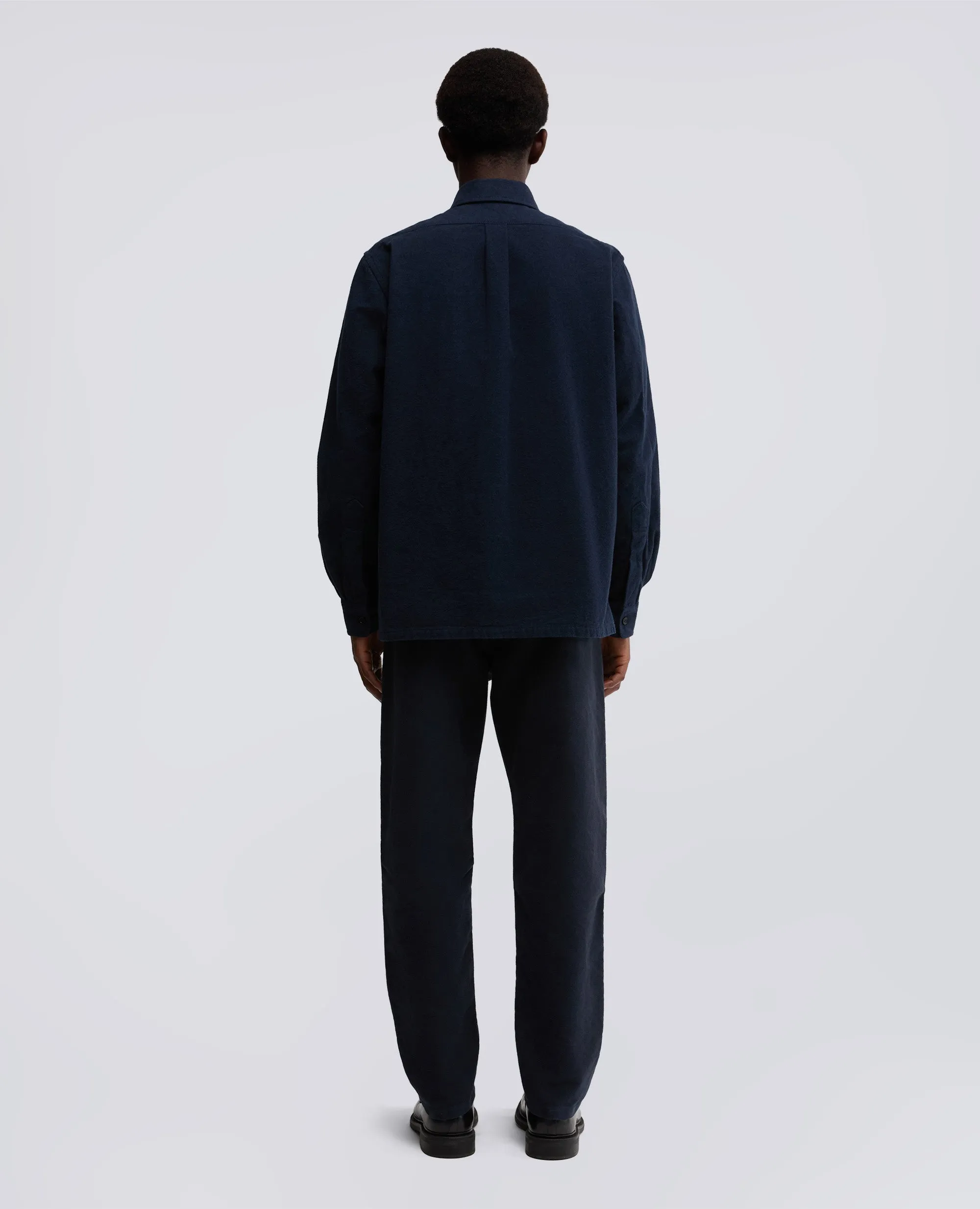 CAMICIA DROPS IN TWILL DI COTONE - NAVY sold by Aspesi product image thumbnail 3