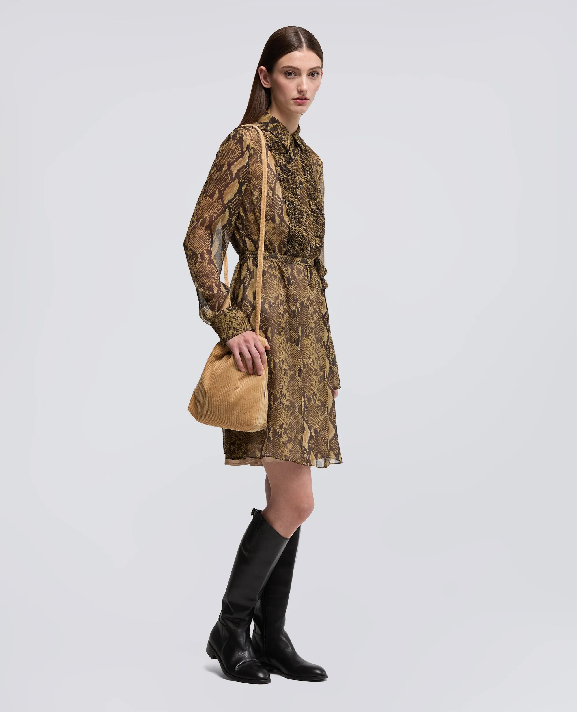 BORSA A SACCHETTO CON TRACOLLA - CAMMELLO sold by Aspesi product image thumbnail 4