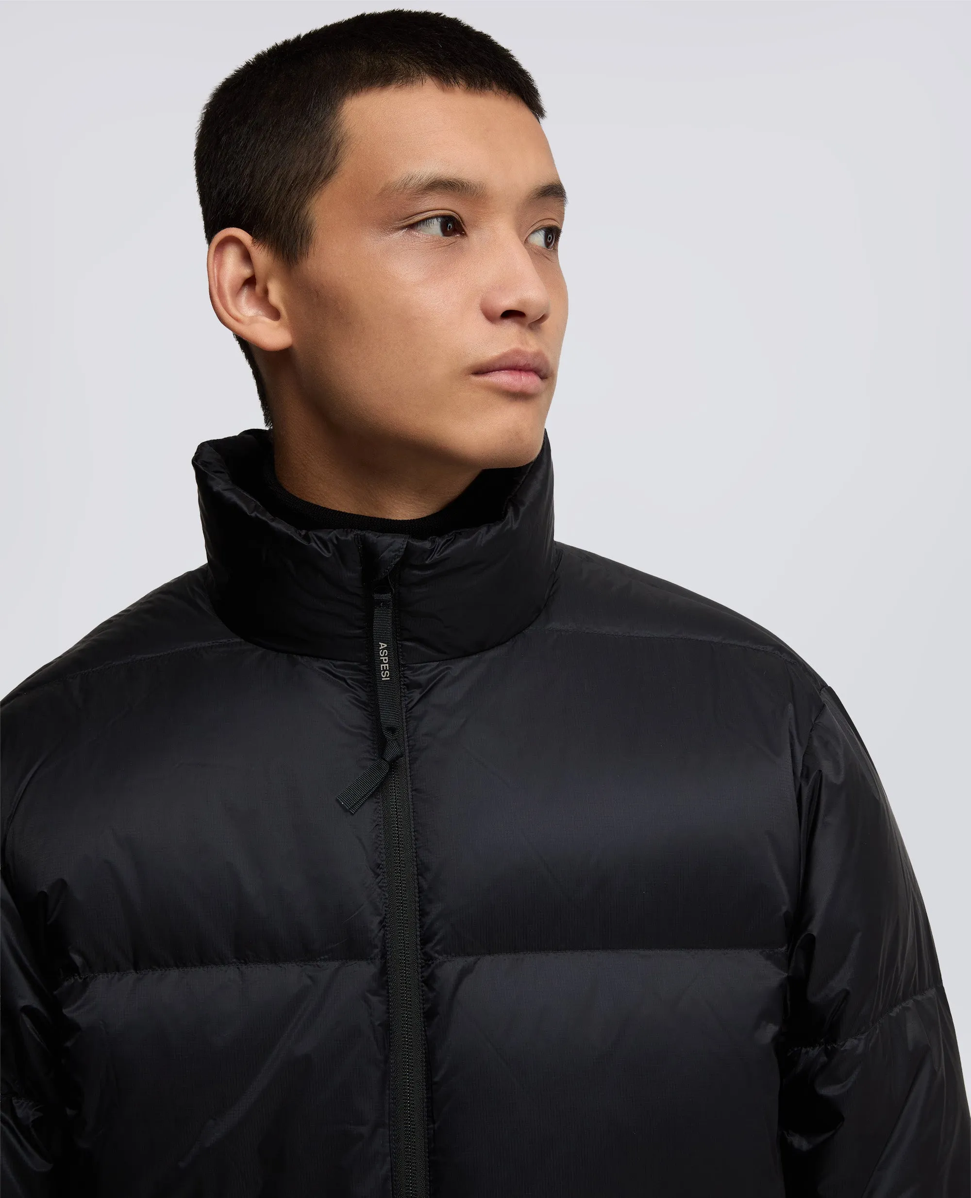 GIUBBOTTO PIUMINO NOGUCHI IN RIPSTOP TRAPUNTATO - NERO - NERO sold by Aspesi product image thumbnail 4