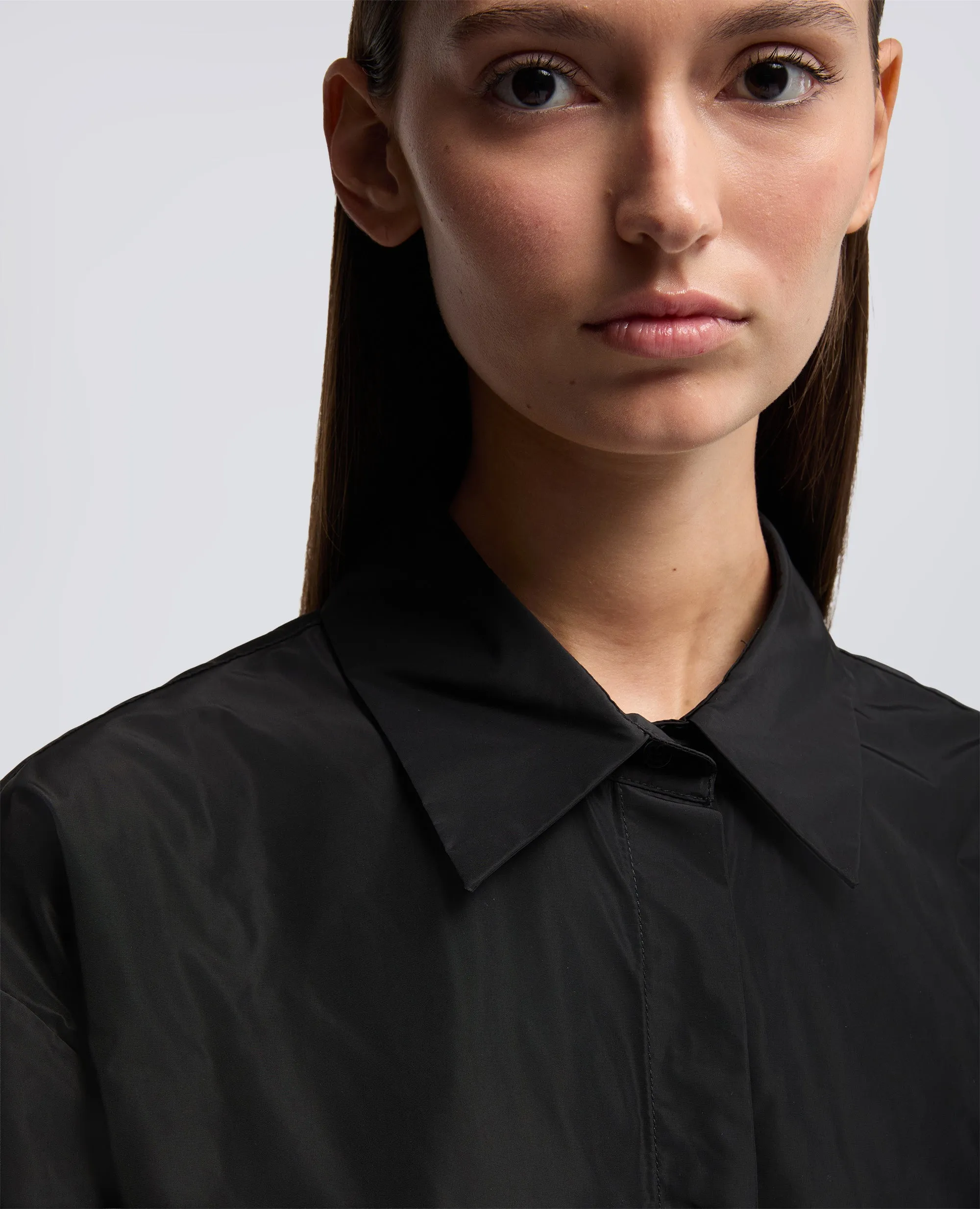 CAMICIA DIANA IN TESSUTO TECNICO - NERO sold by Aspesi product image thumbnail 4