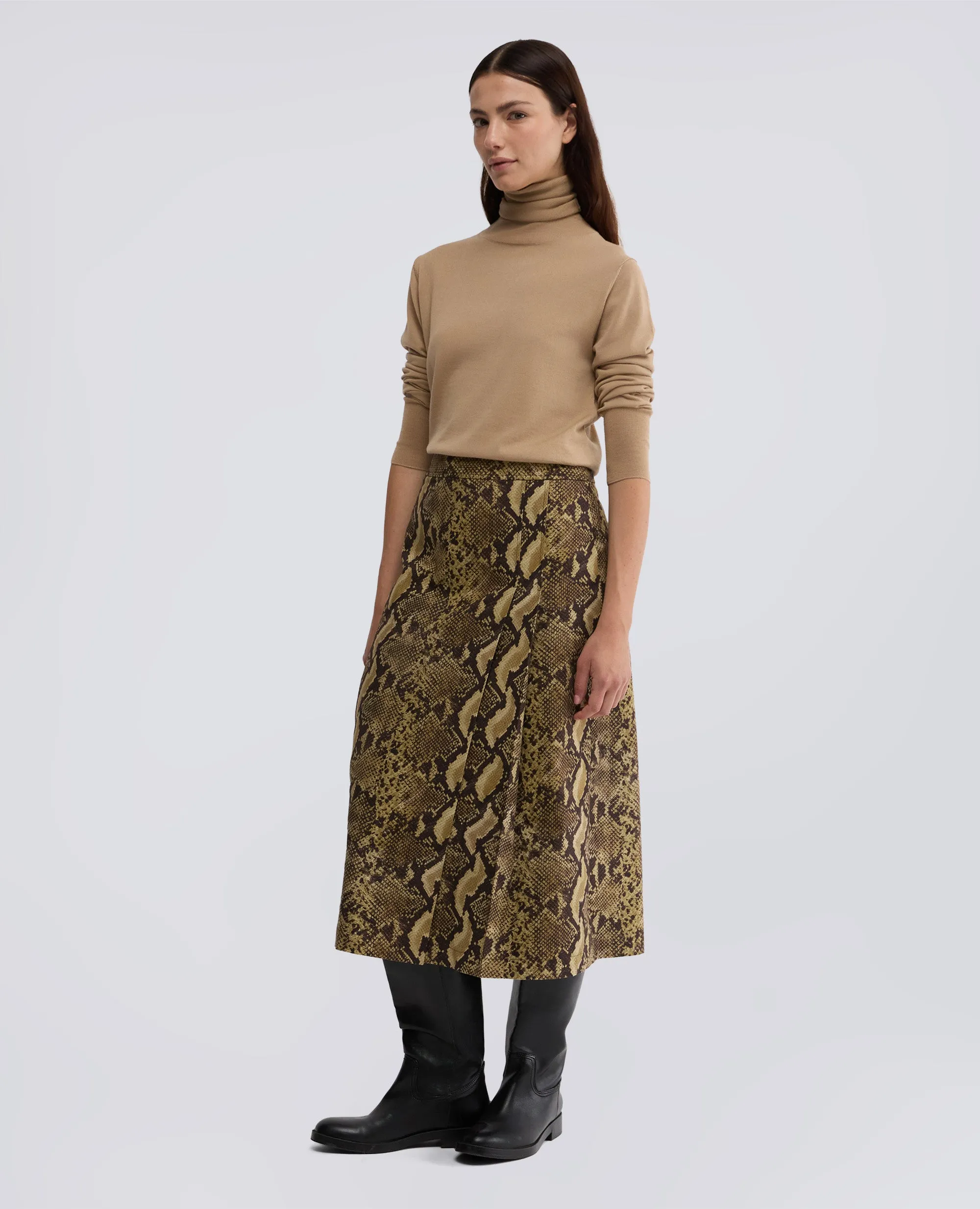 GONNA LONGUETTE IN TELA DI COTONE - PITONE sold by Aspesi product image thumbnail 2