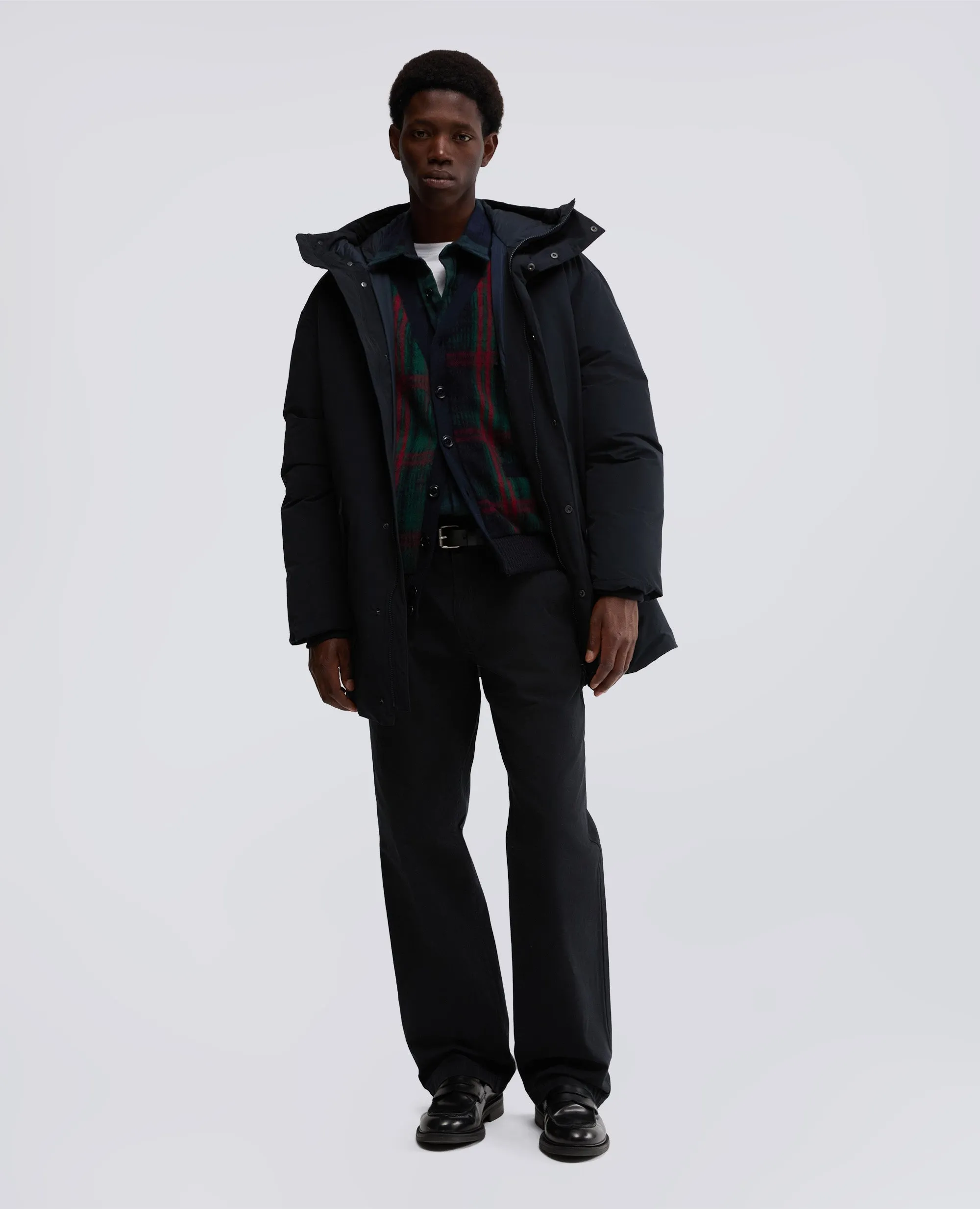 PARKA BARANOV IN TELA DI MISTO COTONE - NAVY sold by Aspesi product image thumbnail 2