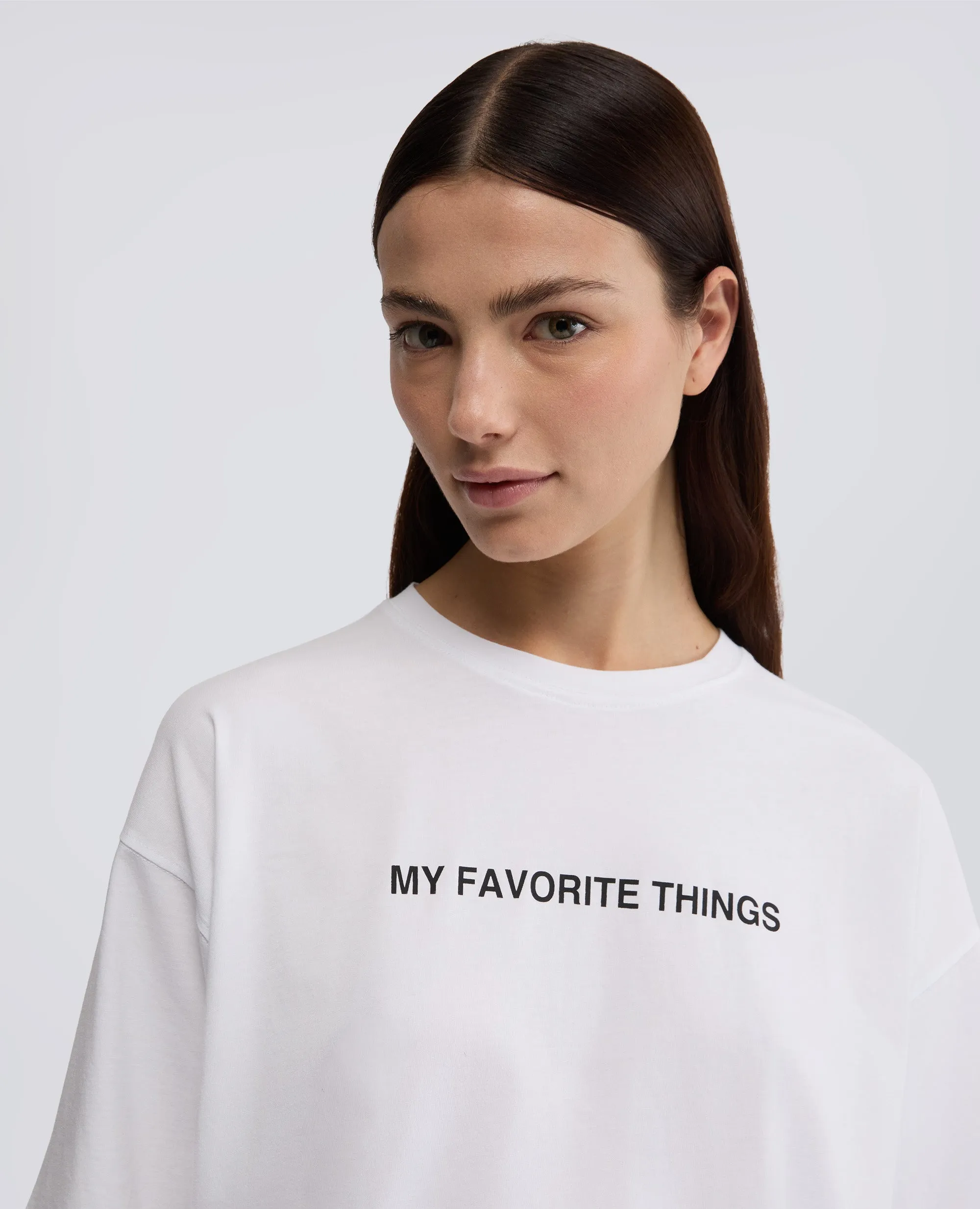 T-SHIRT IN COTONE CON STAMPA - BIANCO sold by Aspesi product image thumbnail 4