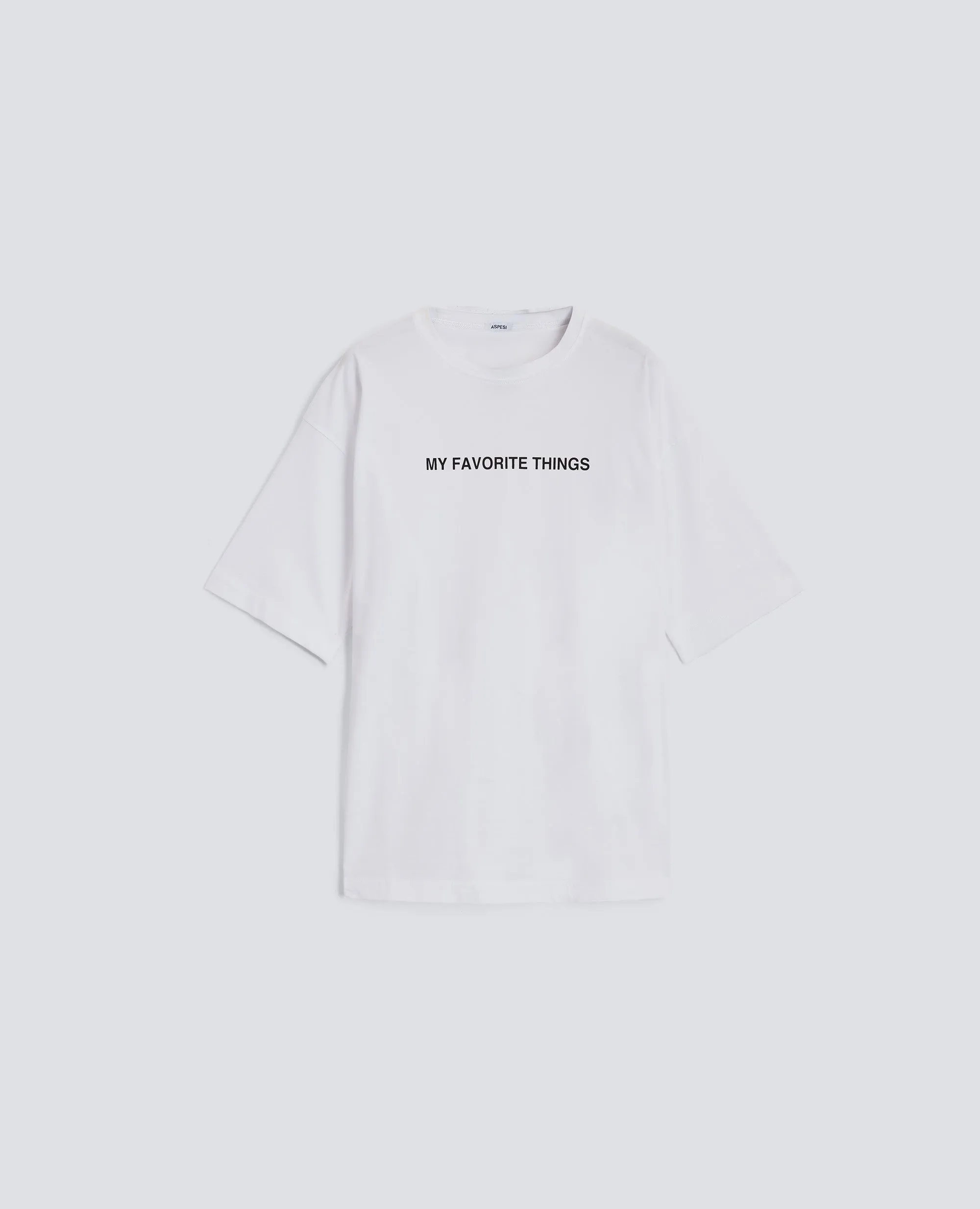 T-SHIRT IN COTONE CON STAMPA - BIANCO sold by Aspesi