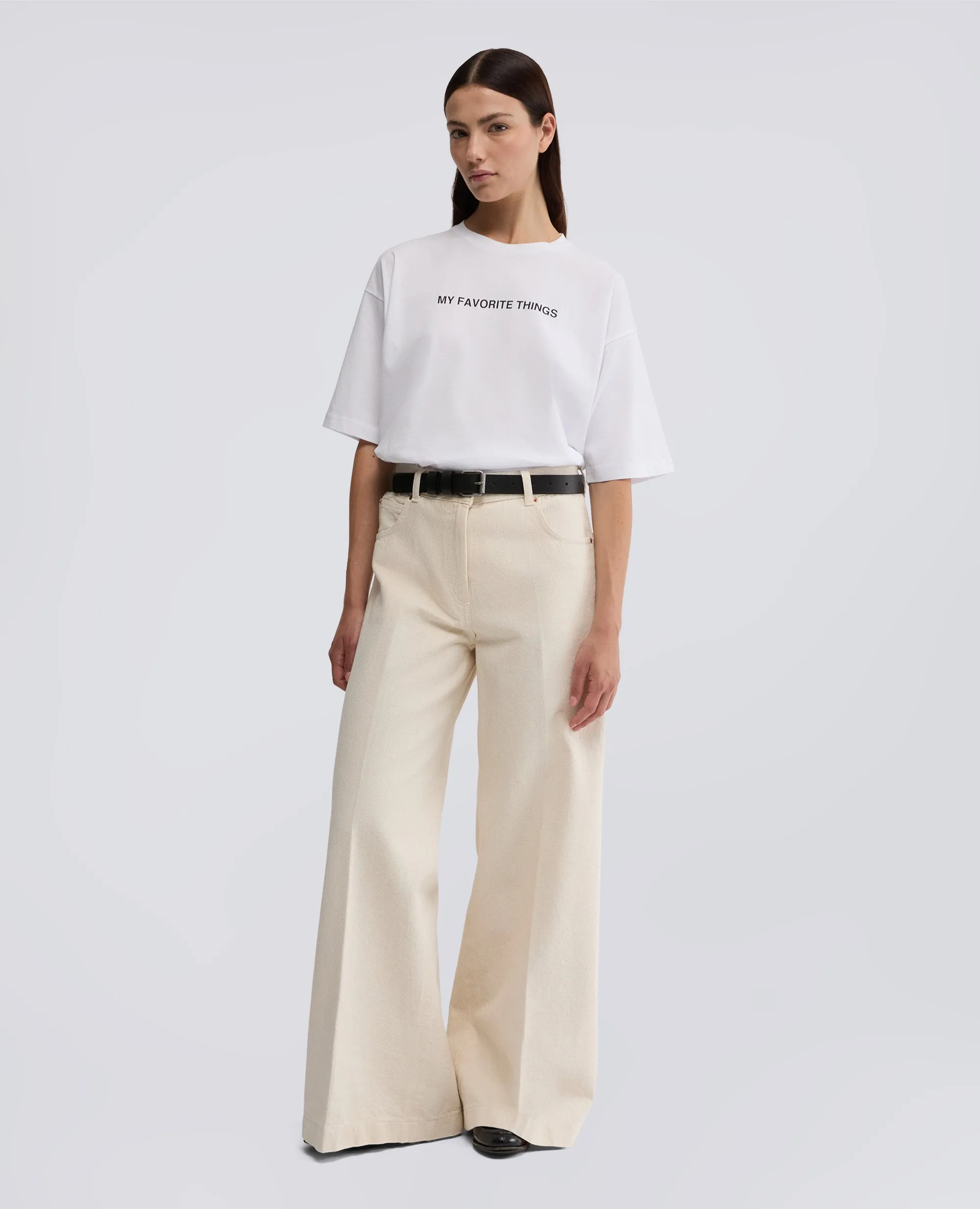 T-SHIRT IN COTONE CON STAMPA - BIANCO sold by Aspesi product image thumbnail 2