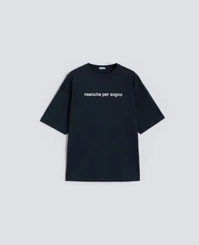 TSHIRT IN JERSEY DI COTONE - NAVY made by Aspesi