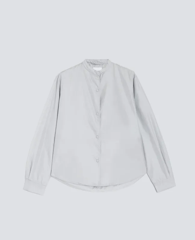 GIACCA CAMICIA IN TAFFETA TECNICO - GRIGIO sold by Aspesi