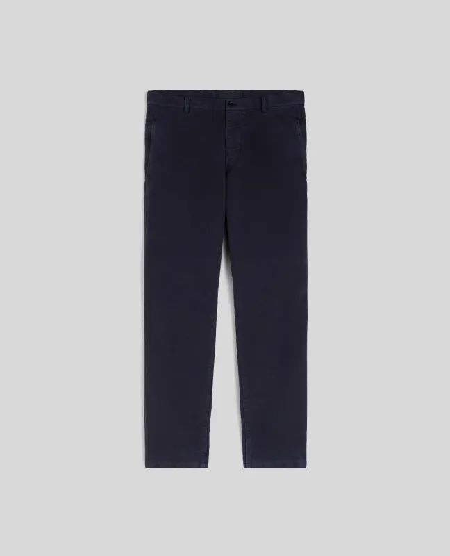 PANTALONE CHINO FUNZIONALE IN VELLUTO - NAVY sold by Aspesi