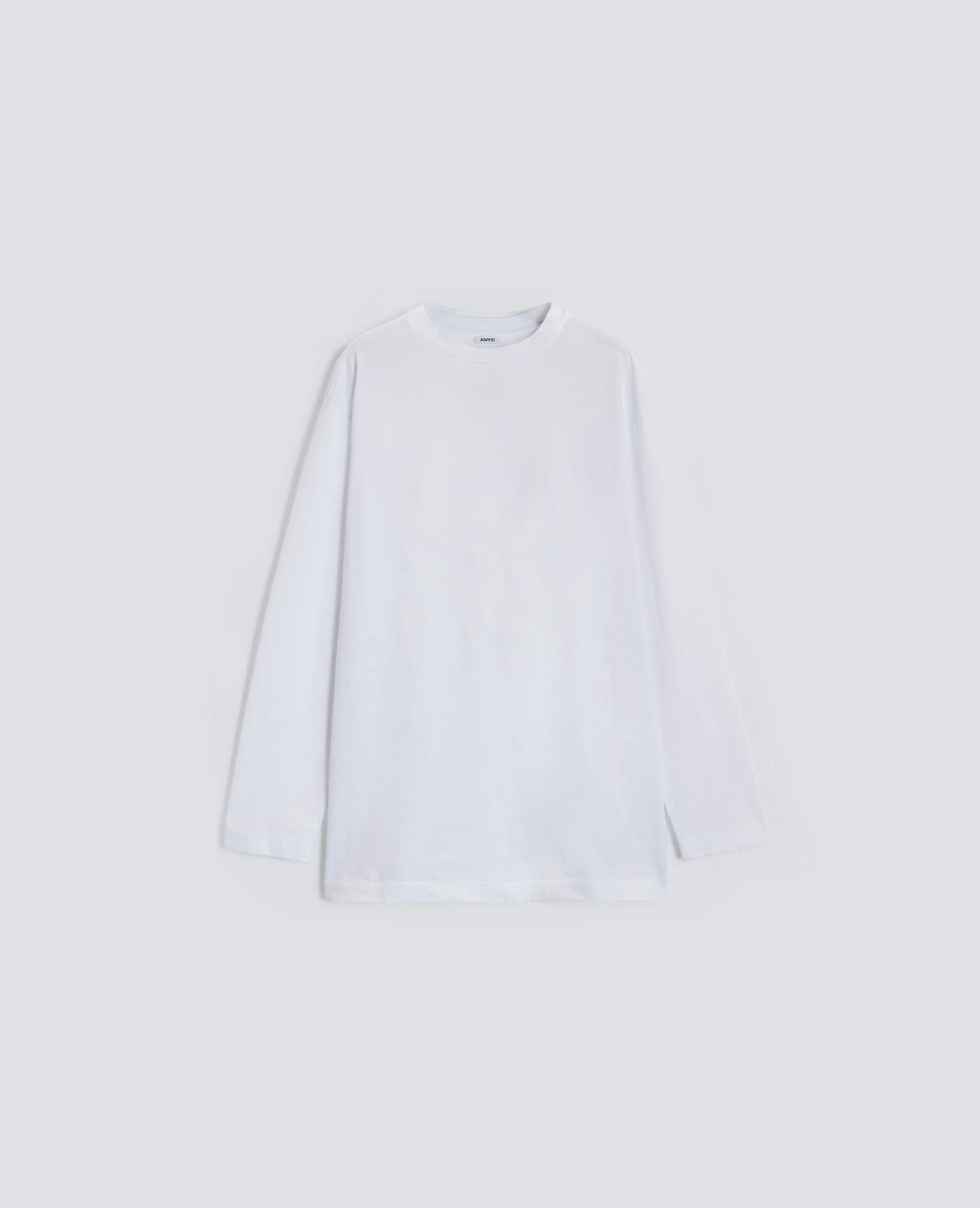 MAGLIA IN JERSEY DI COTONE - BIANCO sold by Aspesi