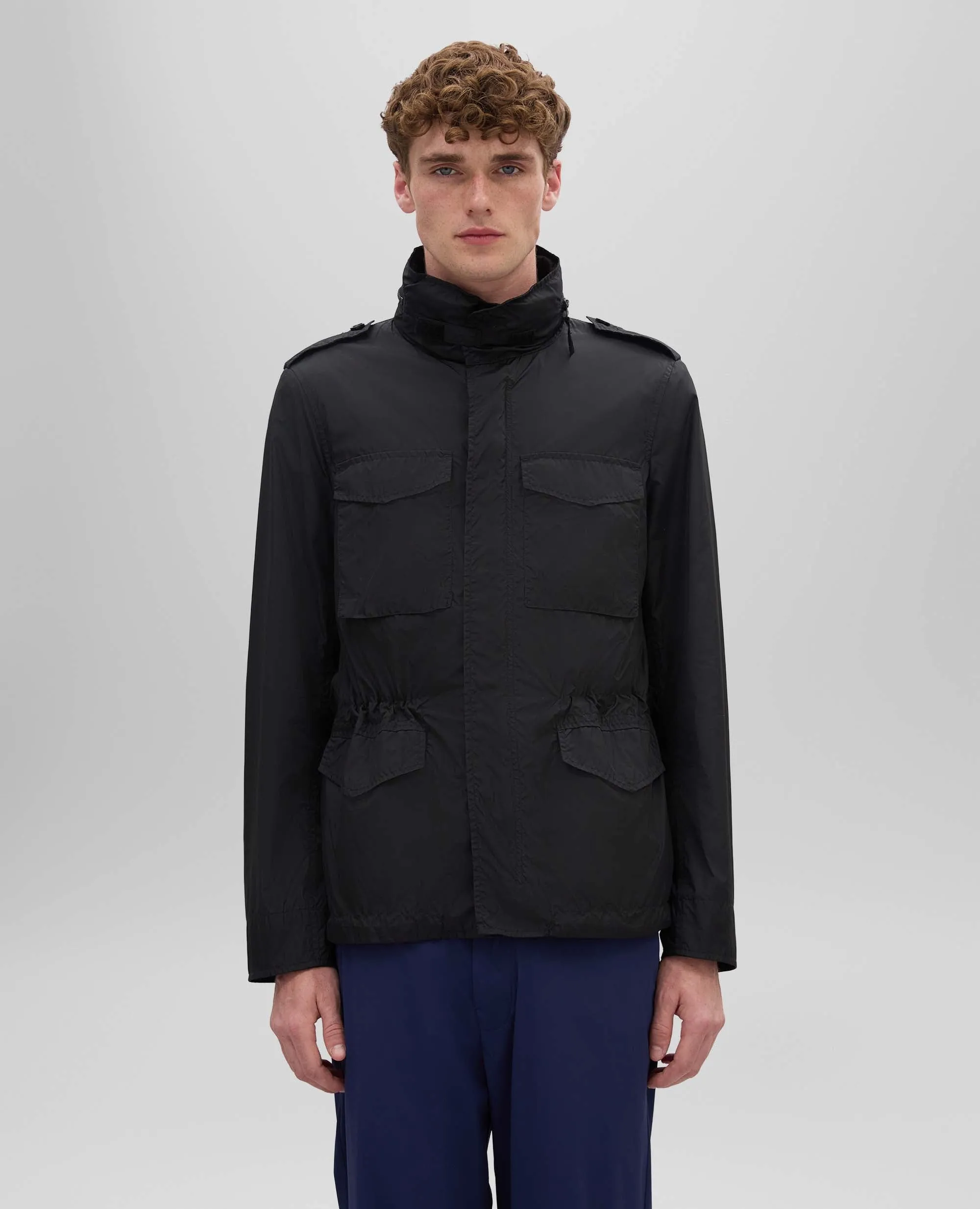 MINI FIELD JACKET IN NYLON - NERO sold by Aspesi product image thumbnail 4