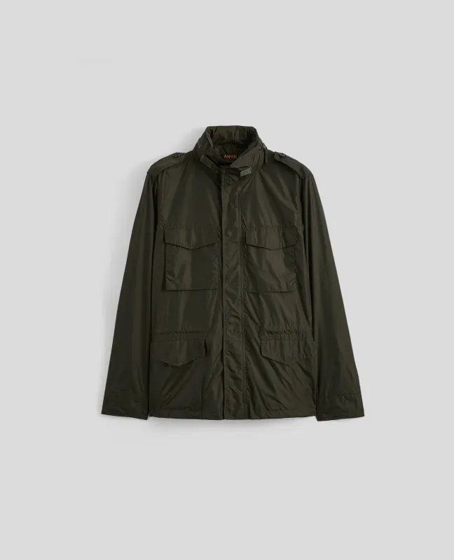 MINI FIELD JACKET IN NYLON - MILITARE made by Aspesi