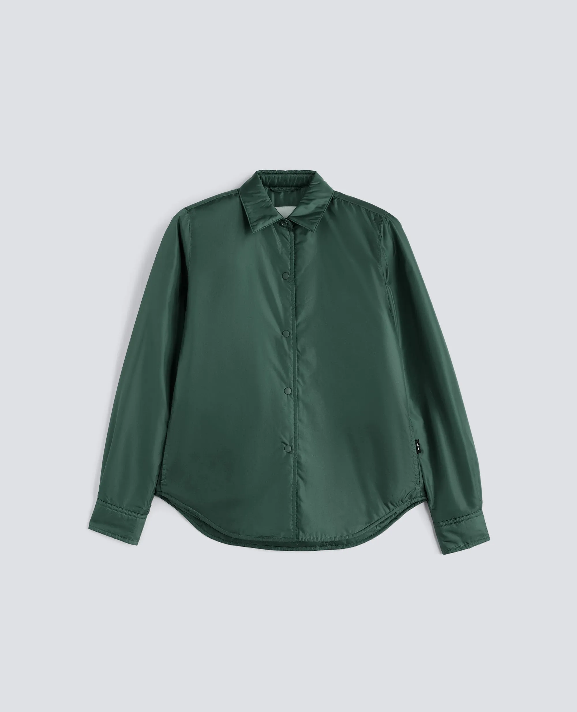 OVERSHIRT GLUE IN NYLON IMBOTTITA - VERDE INGLES sold by Aspesi