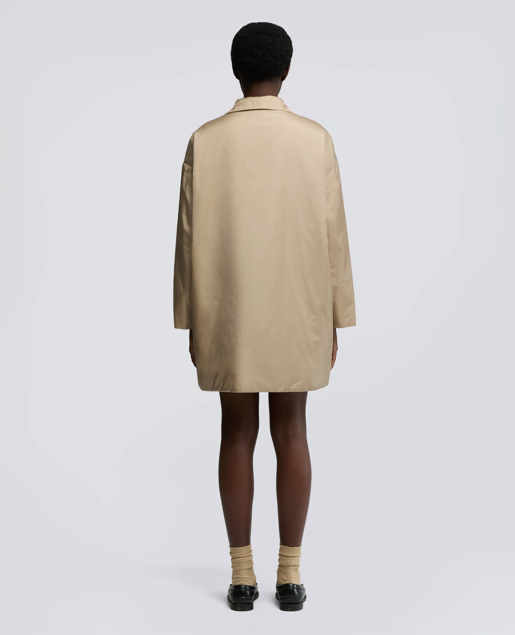 CAPPOTTO TEENA IN NYLON - BEIGE sold by Aspesi product image thumbnail 3