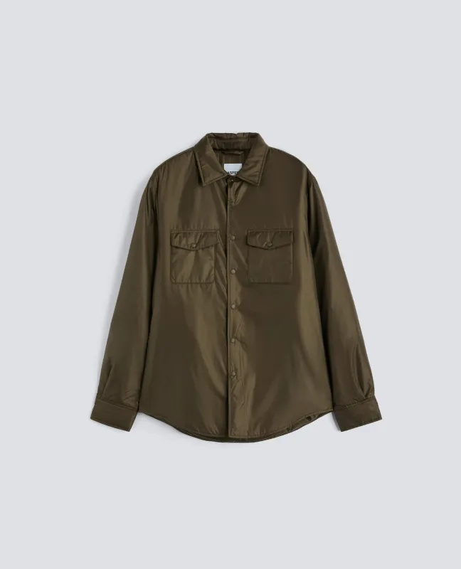 CAMICIA 13 PIU IN NYLON - MILITARE sold by Aspesi