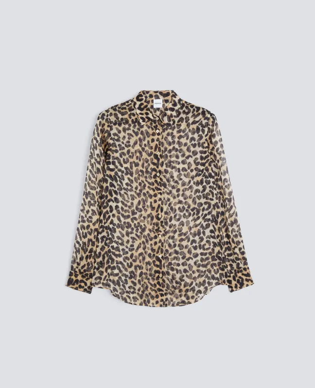 CAMICIA IN CHIFFON SETA - MACULATO sold by Aspesi