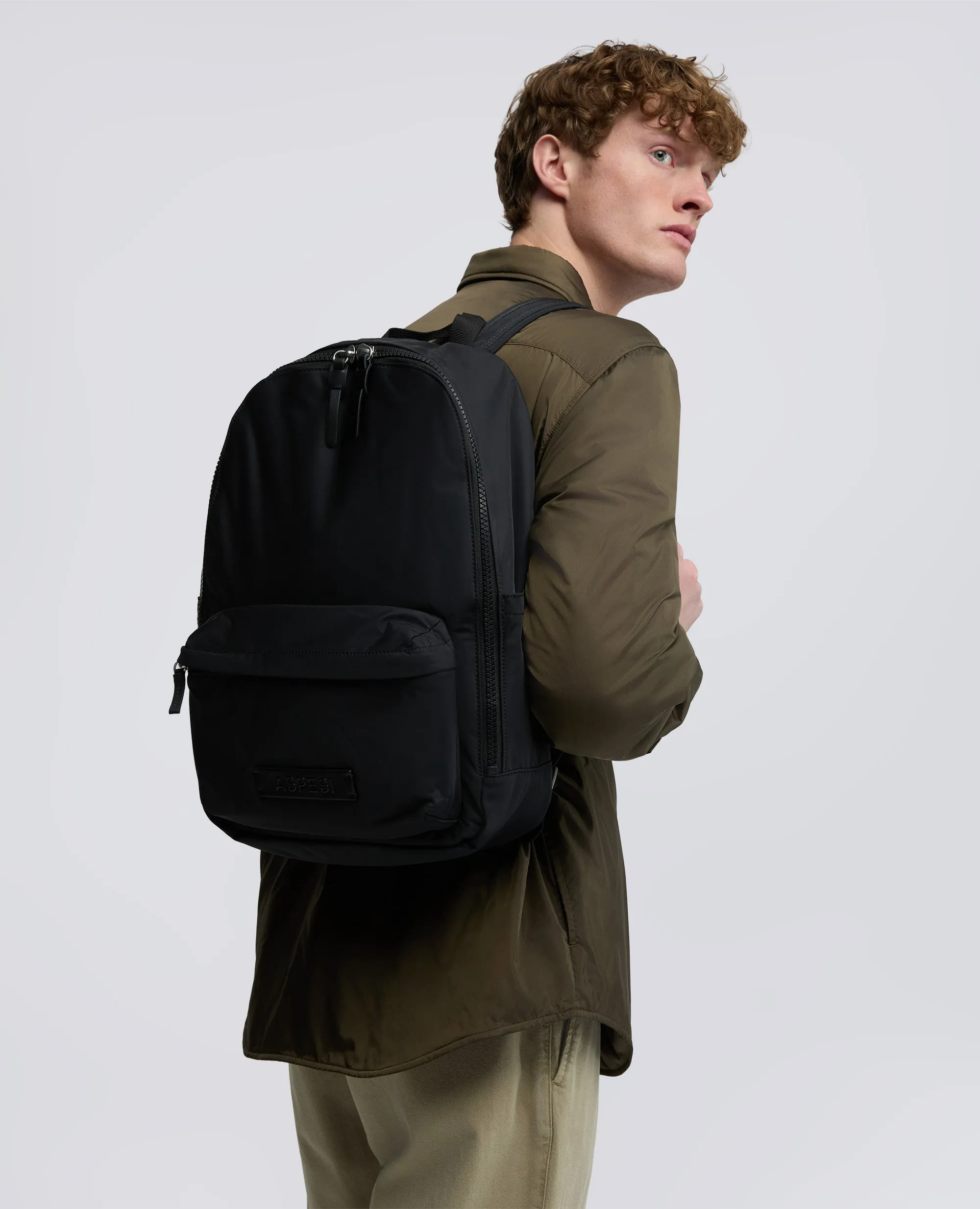 ZAINO IN NYLON RICICLATO - NERO sold by Aspesi product image thumbnail 2