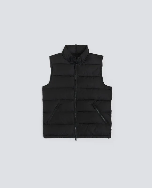 GILET PIUMA SLIM RE - NERO sold by Aspesi
