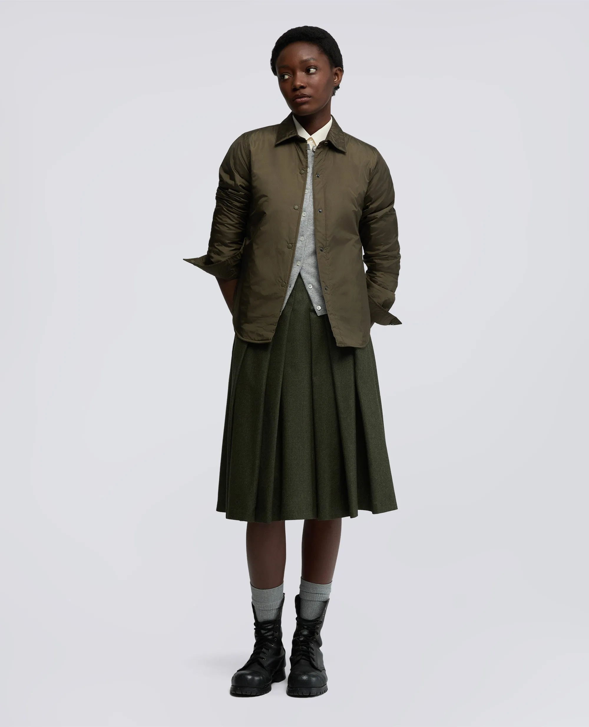 GIACCA CAMICIA GLUE - MILITARE sold by Aspesi product image thumbnail 2