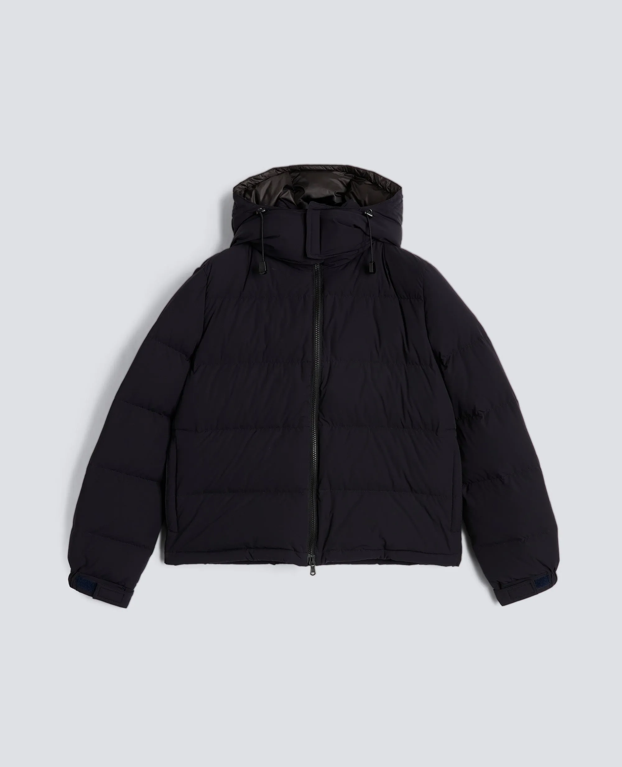 GIUBBOTTO DUVONCELLA SPECIAL IN NYLON STRETCH - NAVY sold by Aspesi