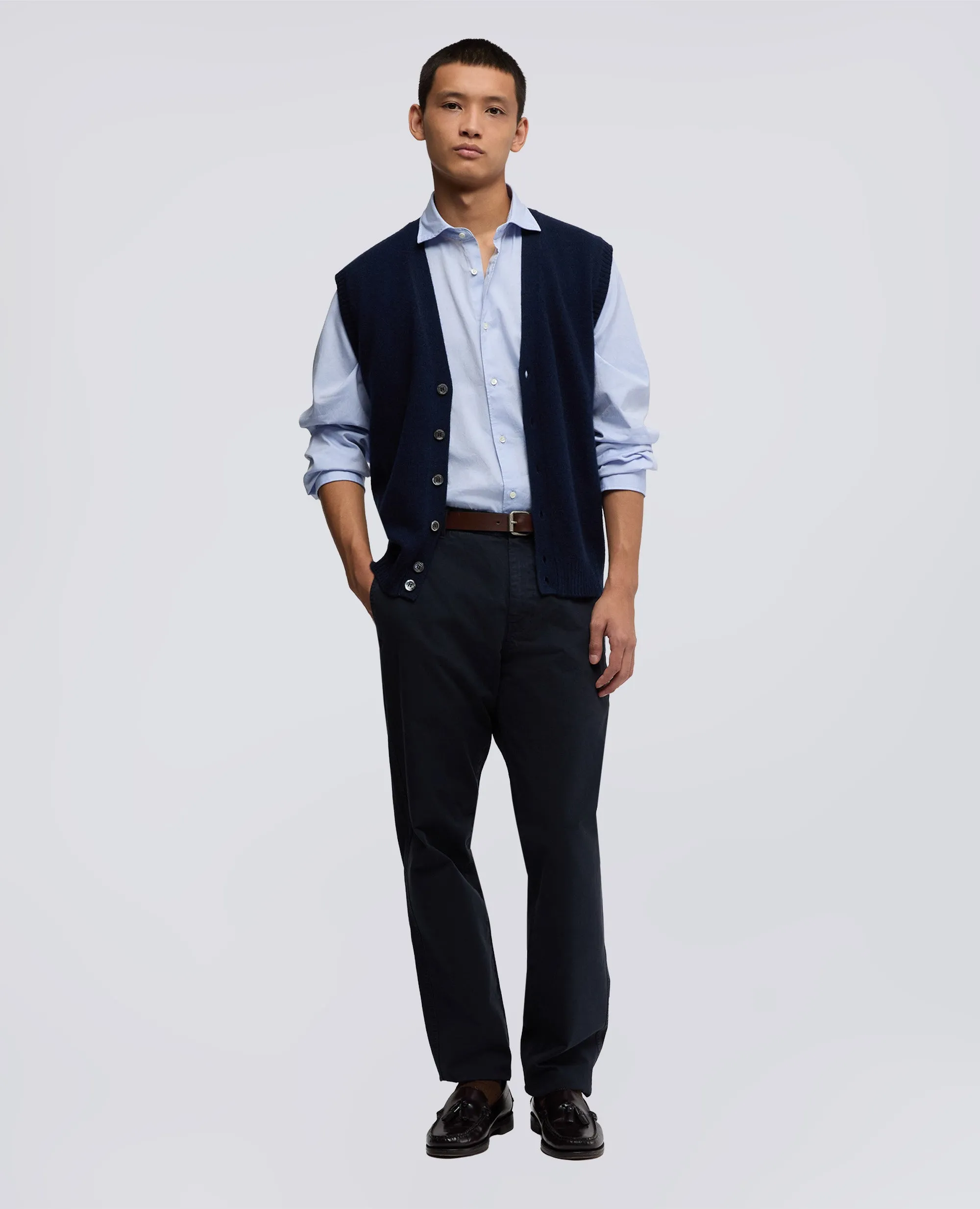 GILET IN CASHMERE - NAVY sold by Aspesi product image thumbnail 2